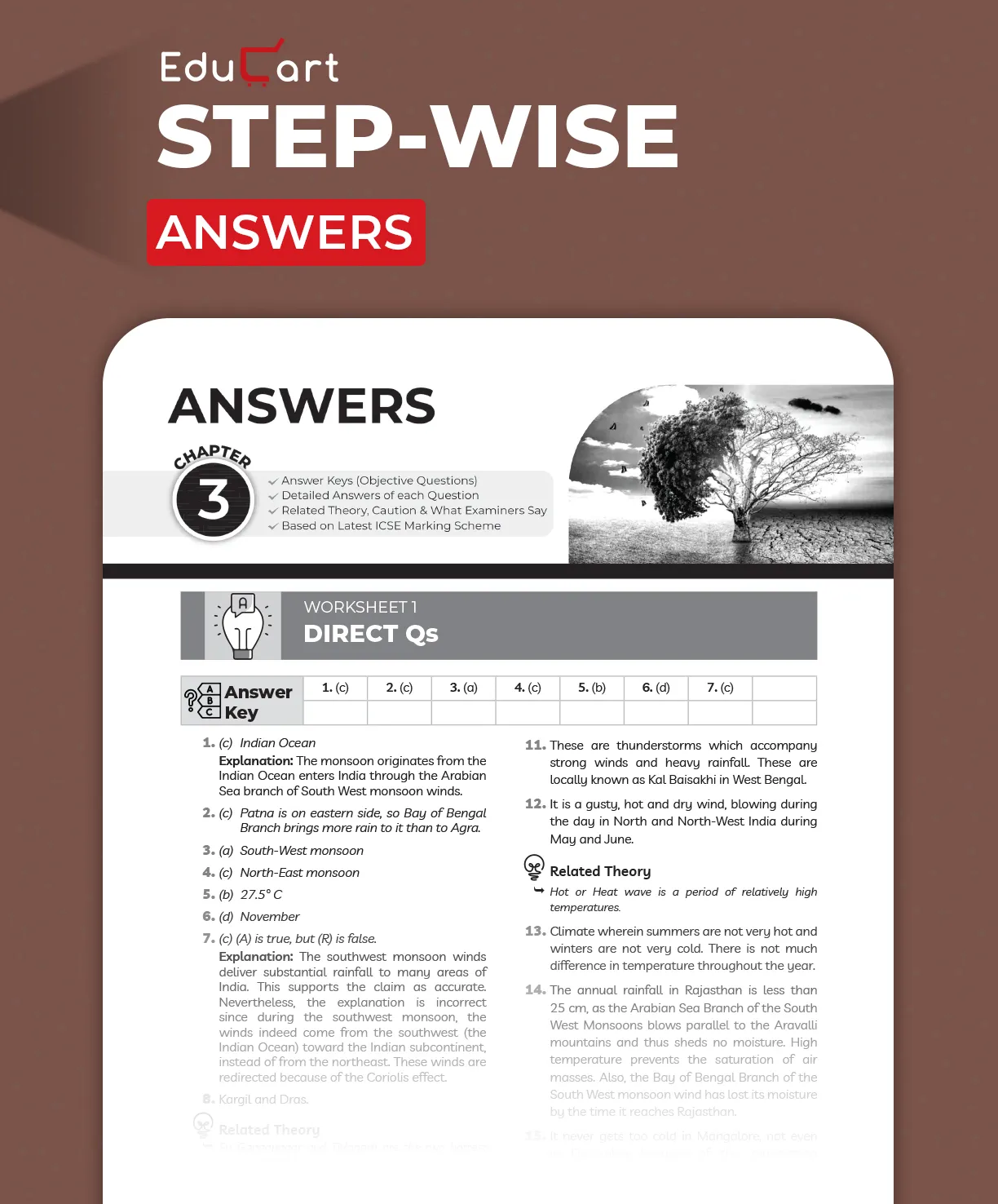 Educart ICSE Class 10 One-shot Question Bank 2026 Geography (strictly for 2025-26 boards)