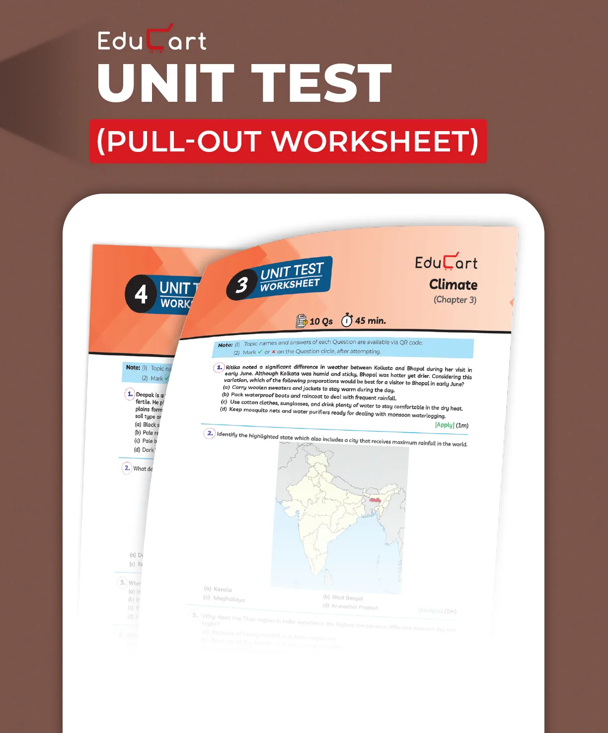 Educart ICSE Class 10 One-shot Question Bank 2026 Geography (strictly for 2025-26 boards)