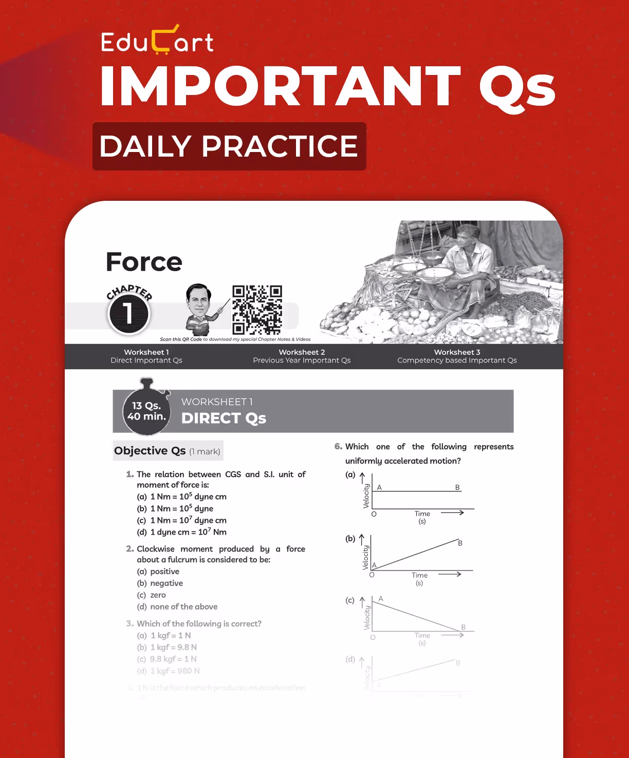 Educart ICSE Class 10 One-shot Question Bank 2026 Physics (strictly for 2025-26 boards)