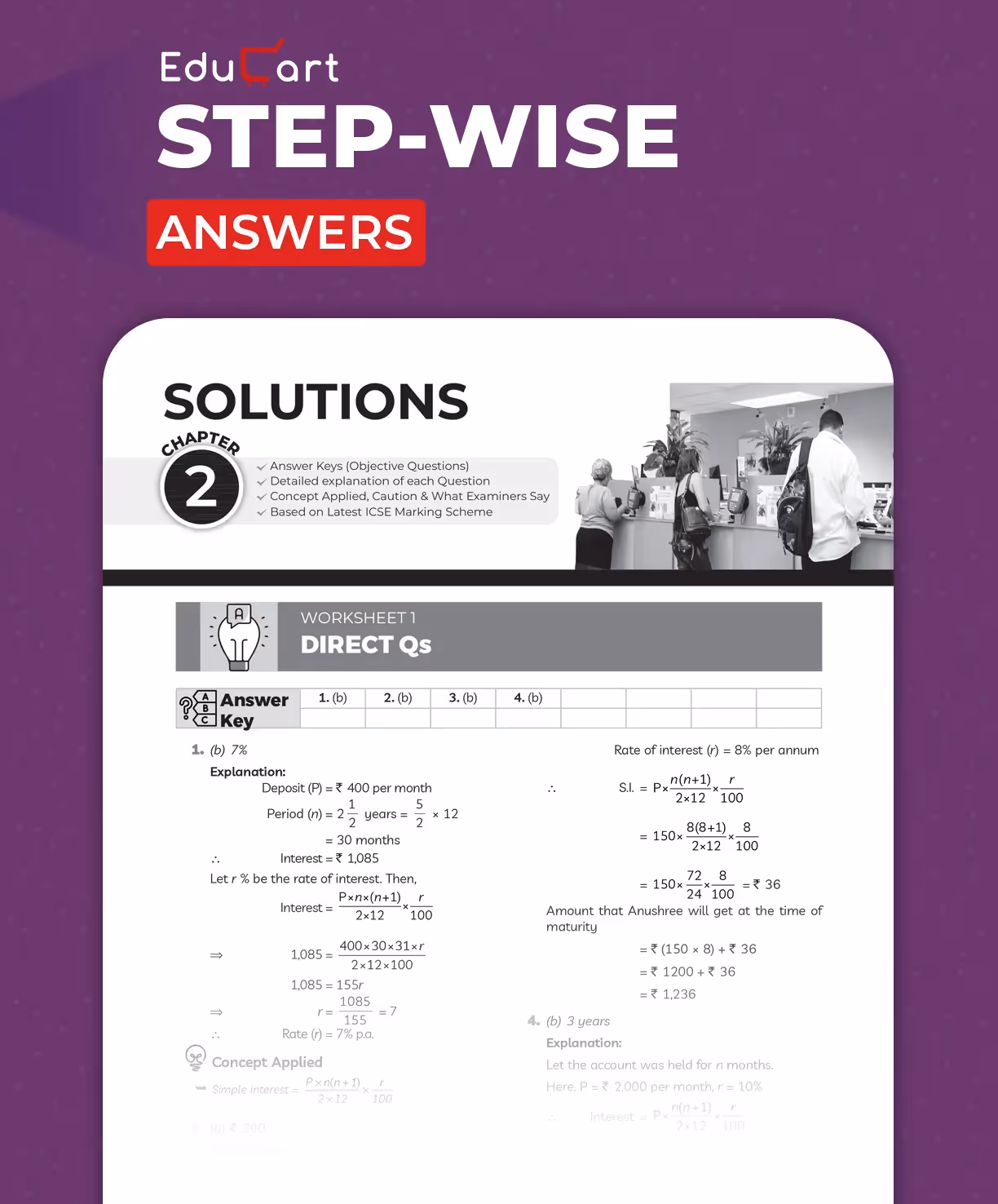 Educart ICSE Class 10 One-shot Question Bank 2026 Mathematics (strictly for 2025-26 boards)