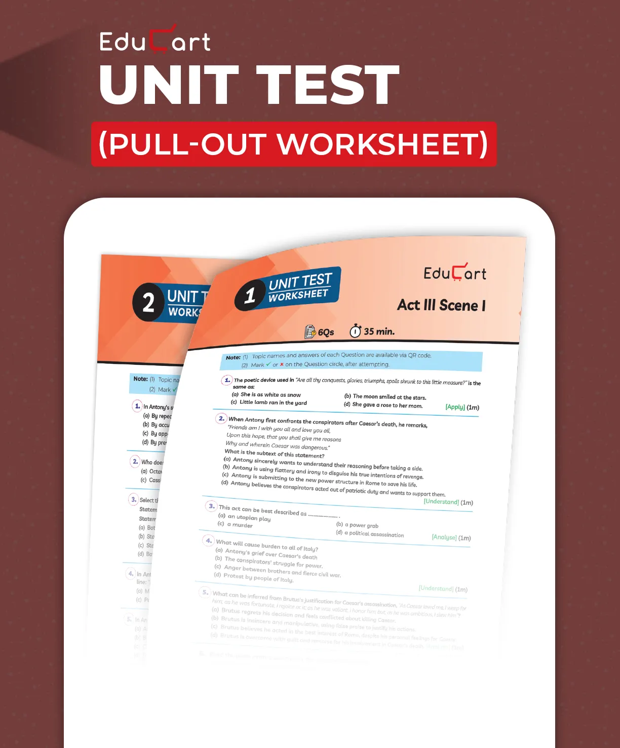 Educart ICSE Class 10 One-shot Question Bank 2026 English Litreature (strictly for 2025-26 boards)