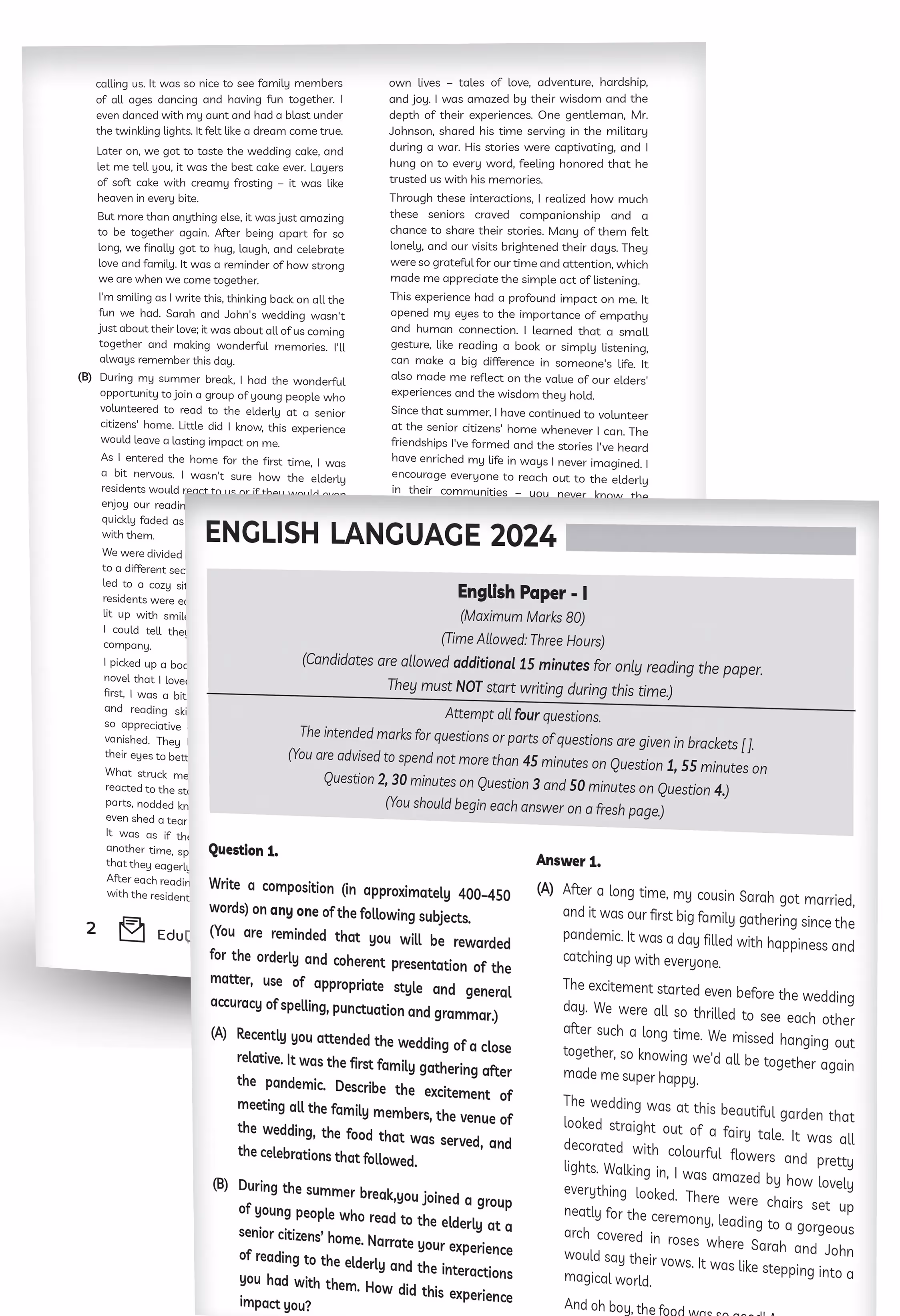 Educart ISC 10 Years Solved Papers Class 12 for 2025 Science Stream - Physics, Chemistry, Maths, Biology, English Language & Literature, Computer Application, Physical Education and Hindi (Strictly Based on 2024-25 CISCE Syllabus)