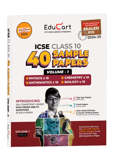 ICSE Class 10 40 Sample Papers 2024-25