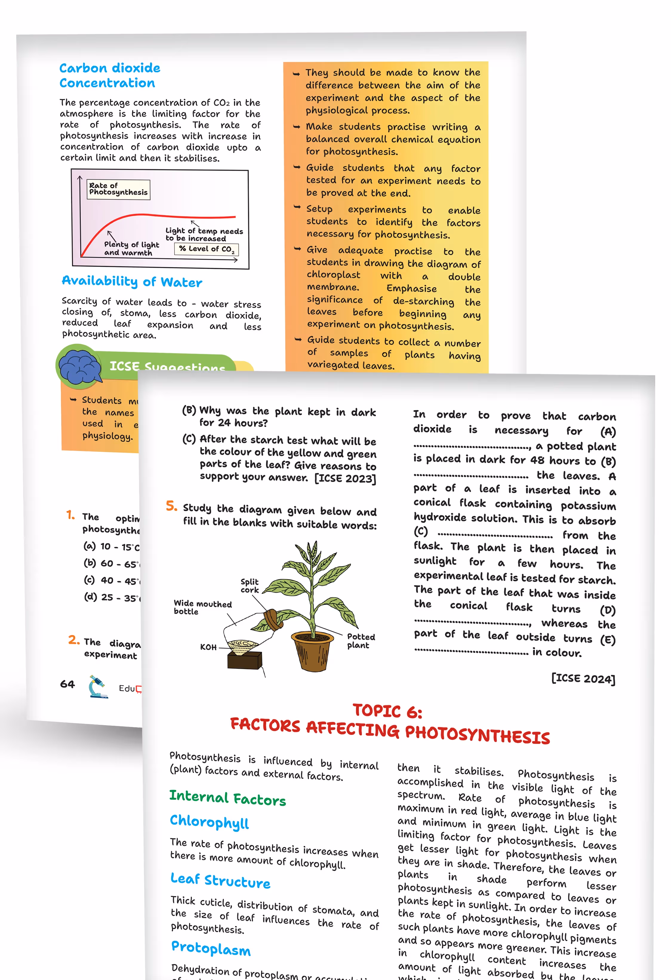 Educart Handouts ICSE Class 10 Biology Handwritten Notes 2026 (for PTs, half-yearly and board exam 2025-26)