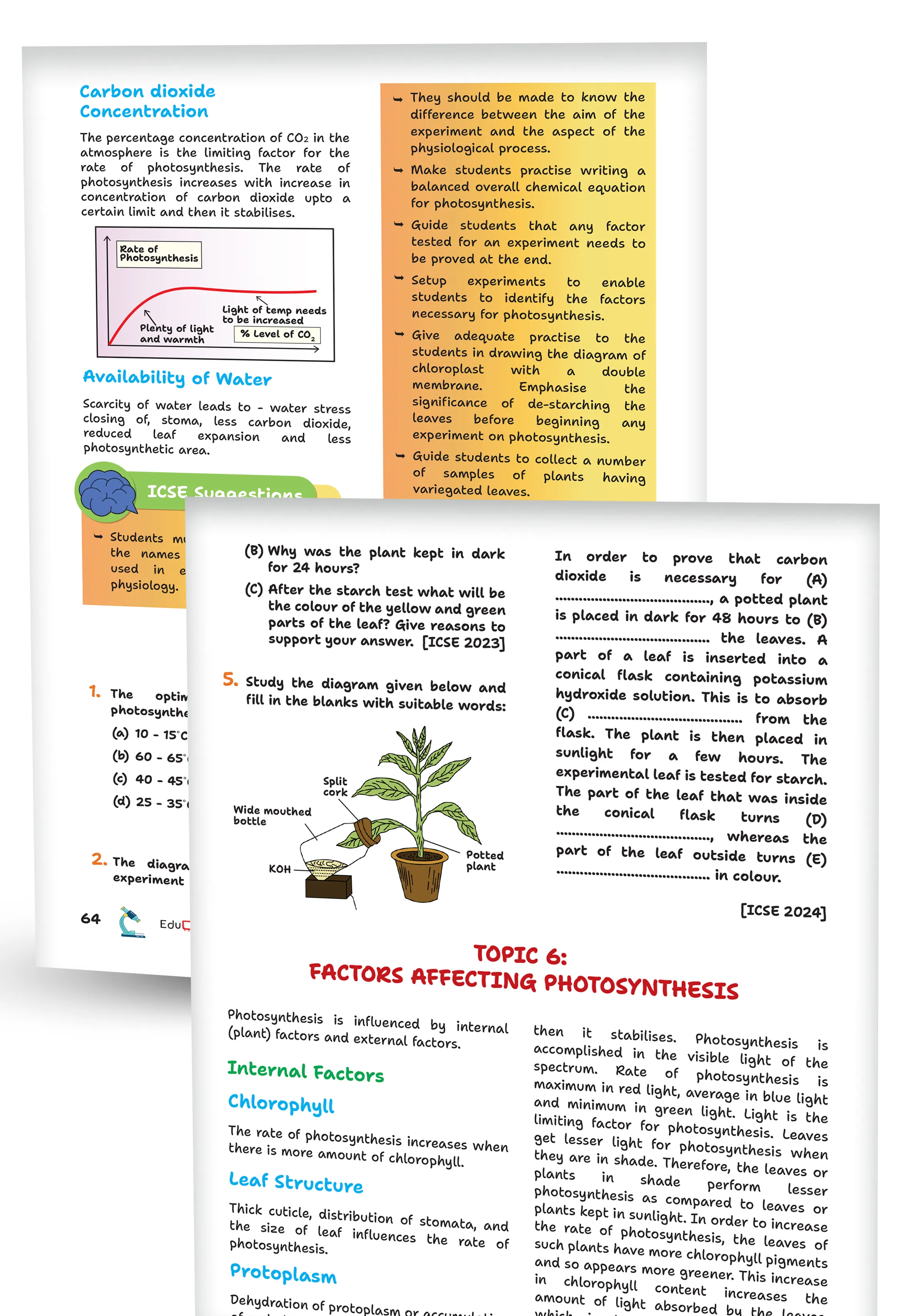 Educart Handouts ICSE Class 10 Biology Handwritten Notes 2026 (for PTs, half-yearly and board exam 2025-26)