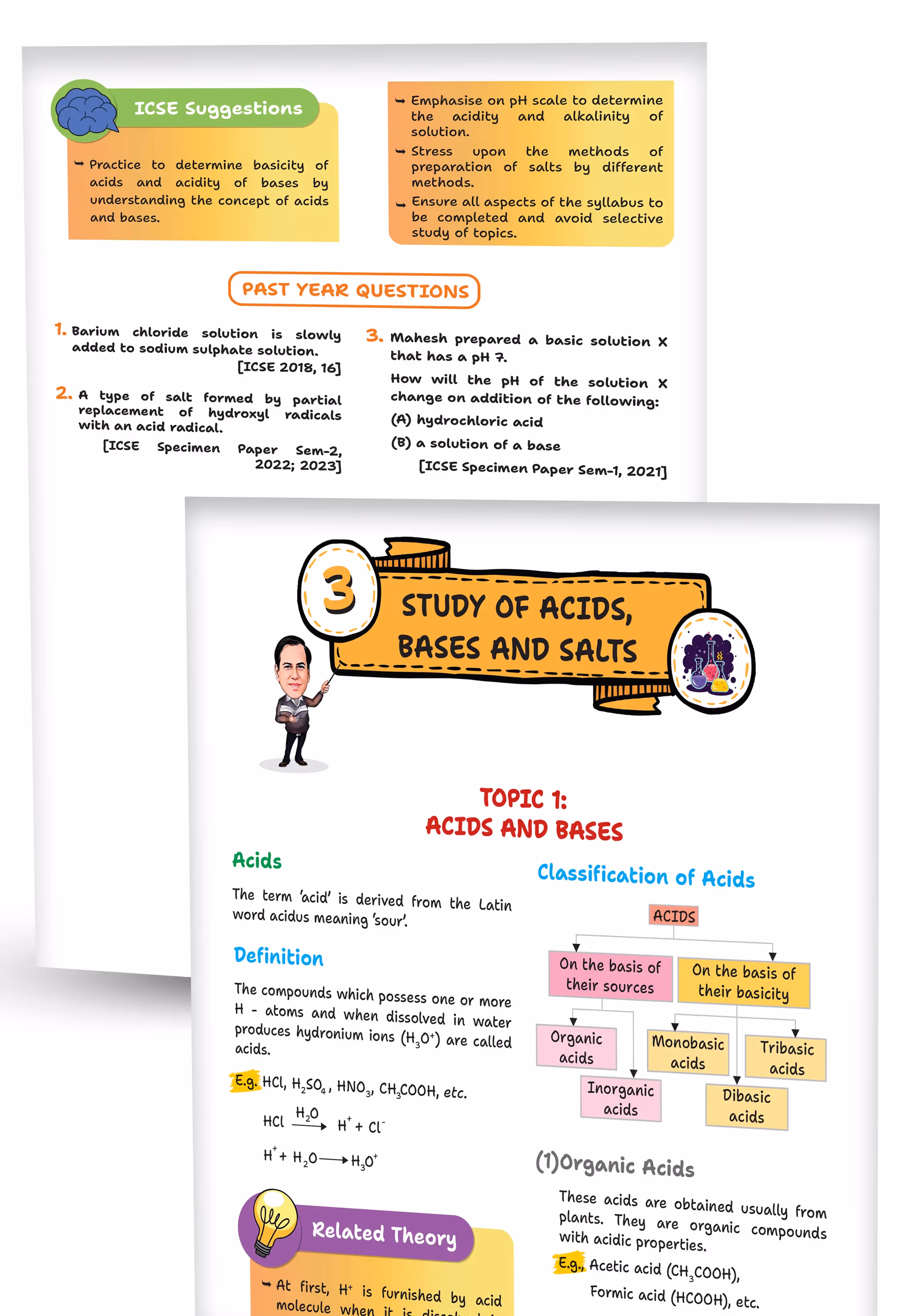 Educart Handouts ICSE Class 10 Chemistry Handwritten Notes 2026 (for PTs, half-yearly and board exam 2025-26)