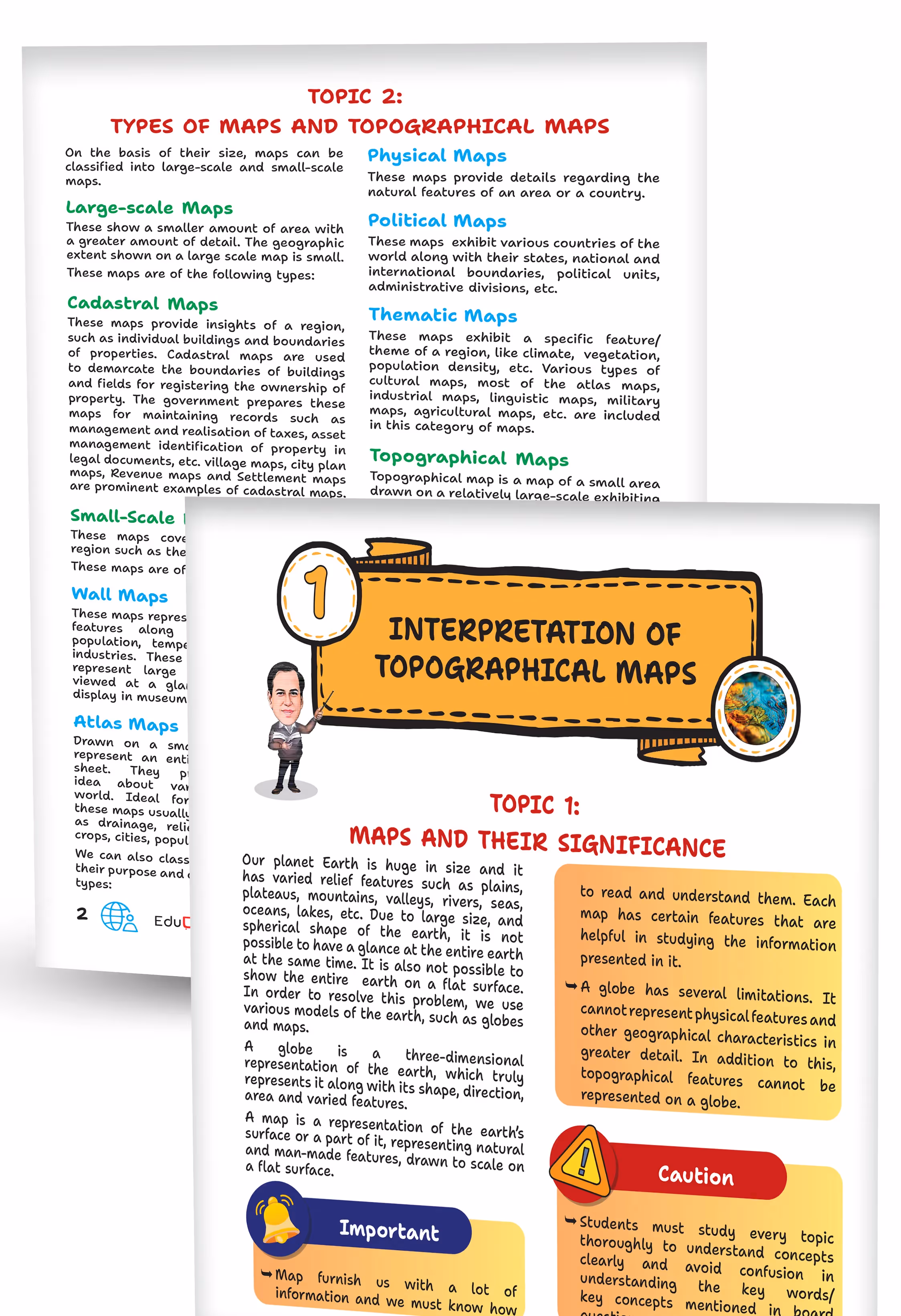 Educart Handouts ICSE Class 10 Geography Handwritten Notes 2026 (for PTs, half-yearly and board exam 2025-26)