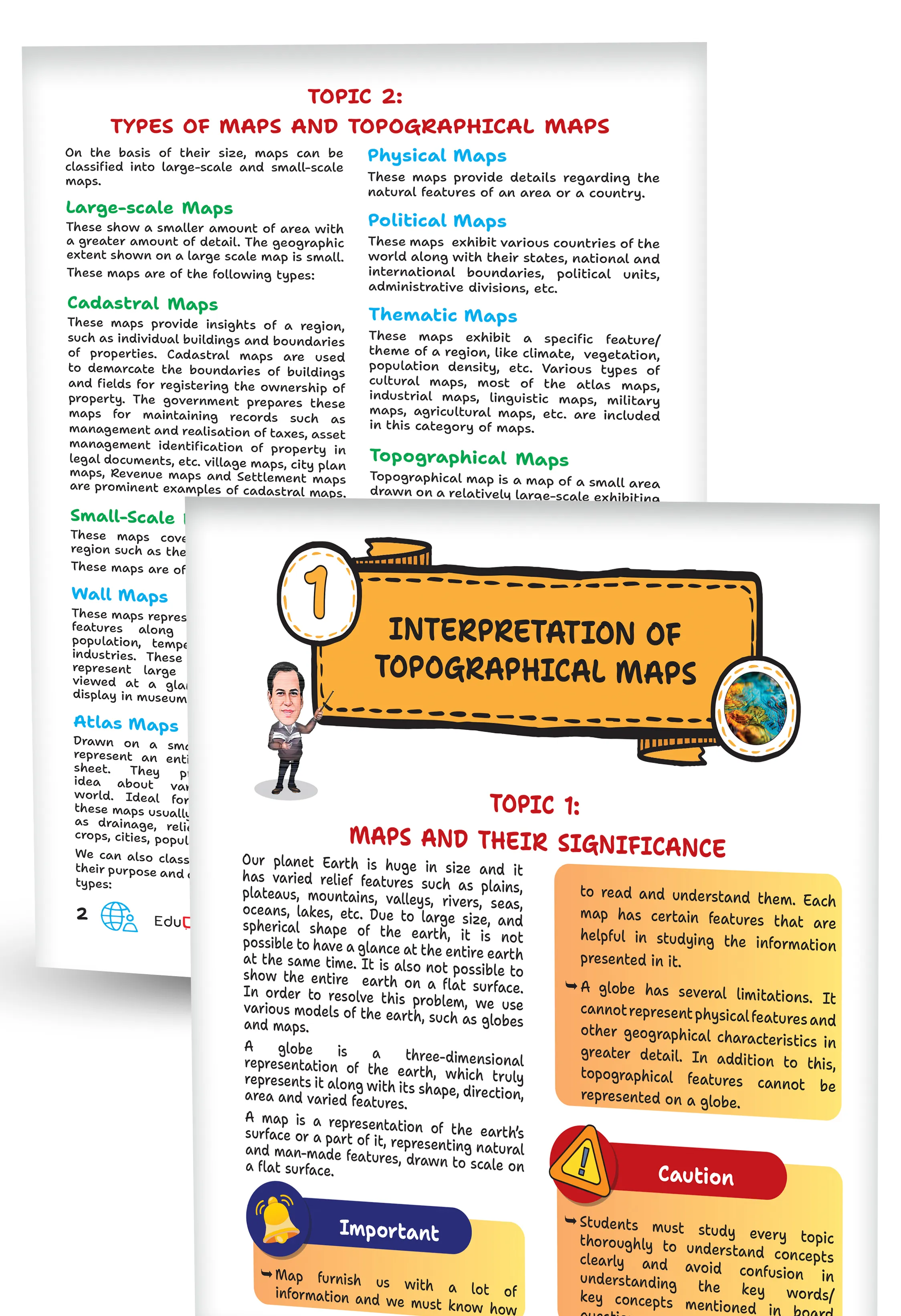 Educart Handouts ICSE Class 10 Geography Handwritten Notes 2026 (for PTs, half-yearly and board exam 2025-26)