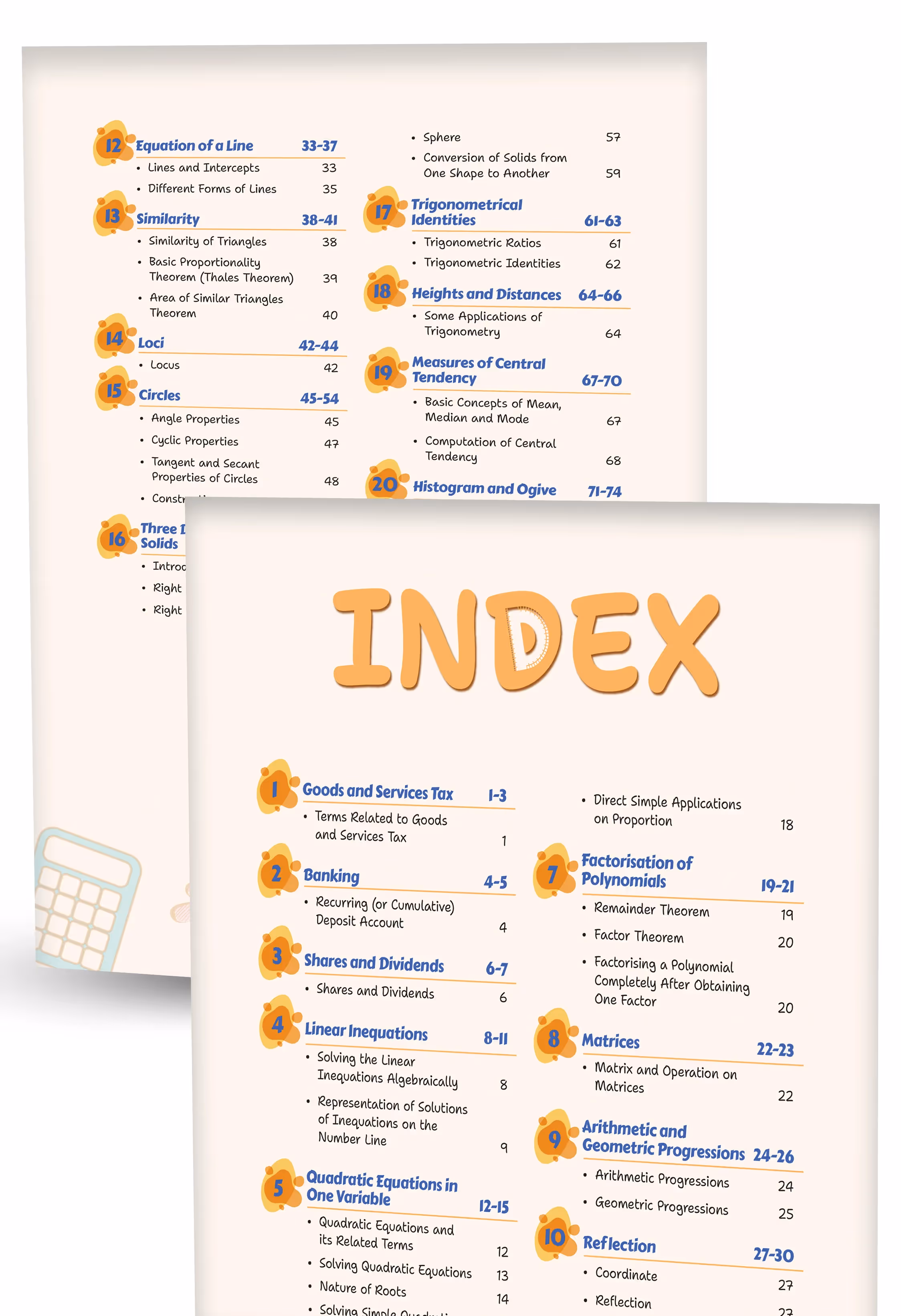 Educart Handouts ICSE Class 10 Mathematics Handwritten Notes 2026 (for PTs, half-yearly and board exam 2025-26)