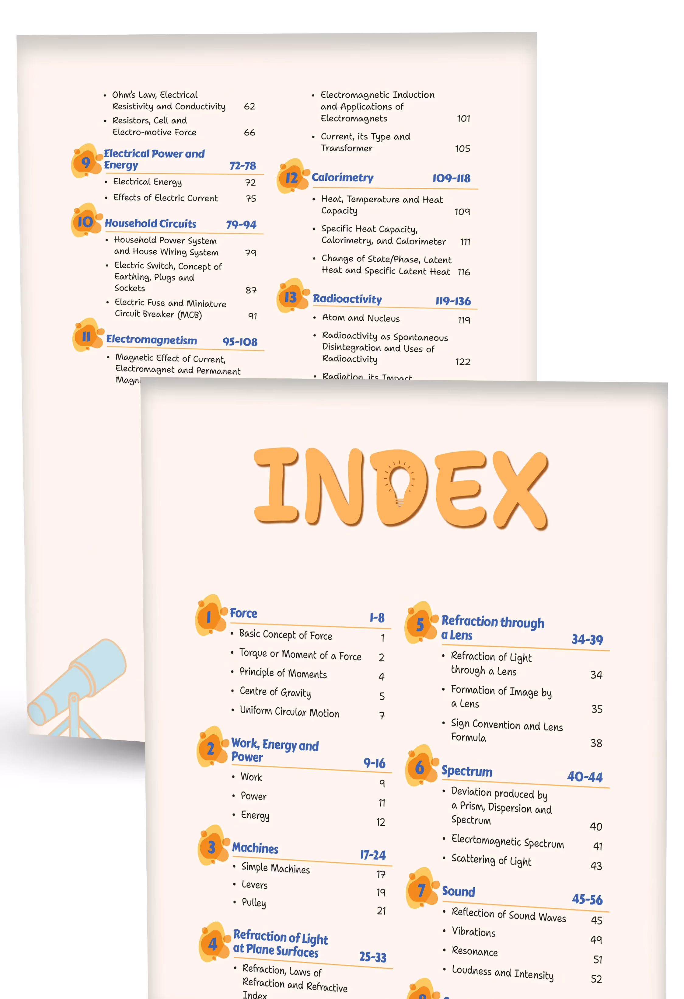 Educart Handouts ICSE Class 10 Physics Handwritten Notes 2026 (for PTs, half-yearly and board exam 2025-26)