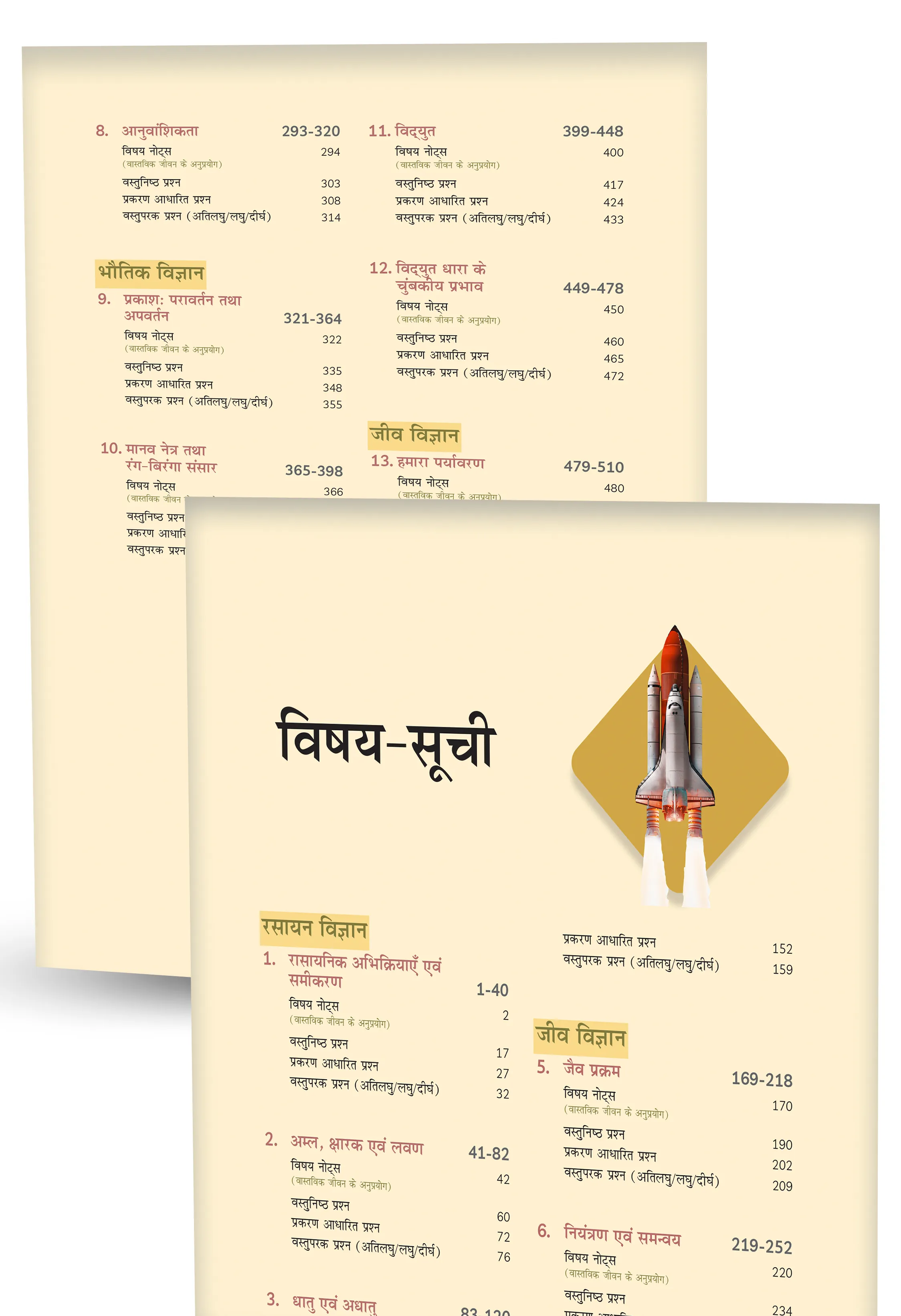 Educart CBSE Question Bank Class 10 Science (Vigyan) 2025-26 (For 2026 Board Exams) (Hindi Medium)