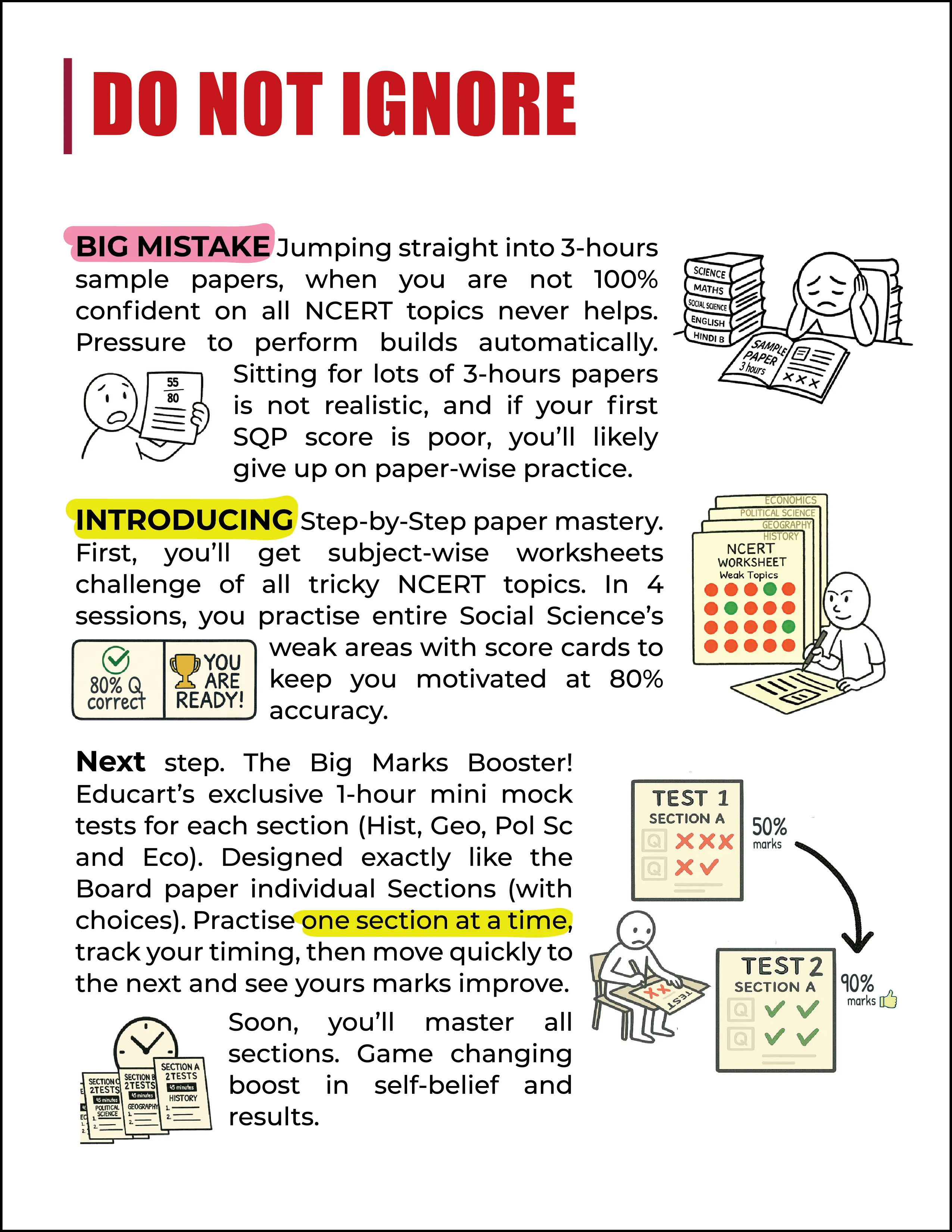 Educart CBSE Sample Paper Class 10 2025-26 Social Science (Introducing exclusive step-by-step new practice concept on 2026 pattern)