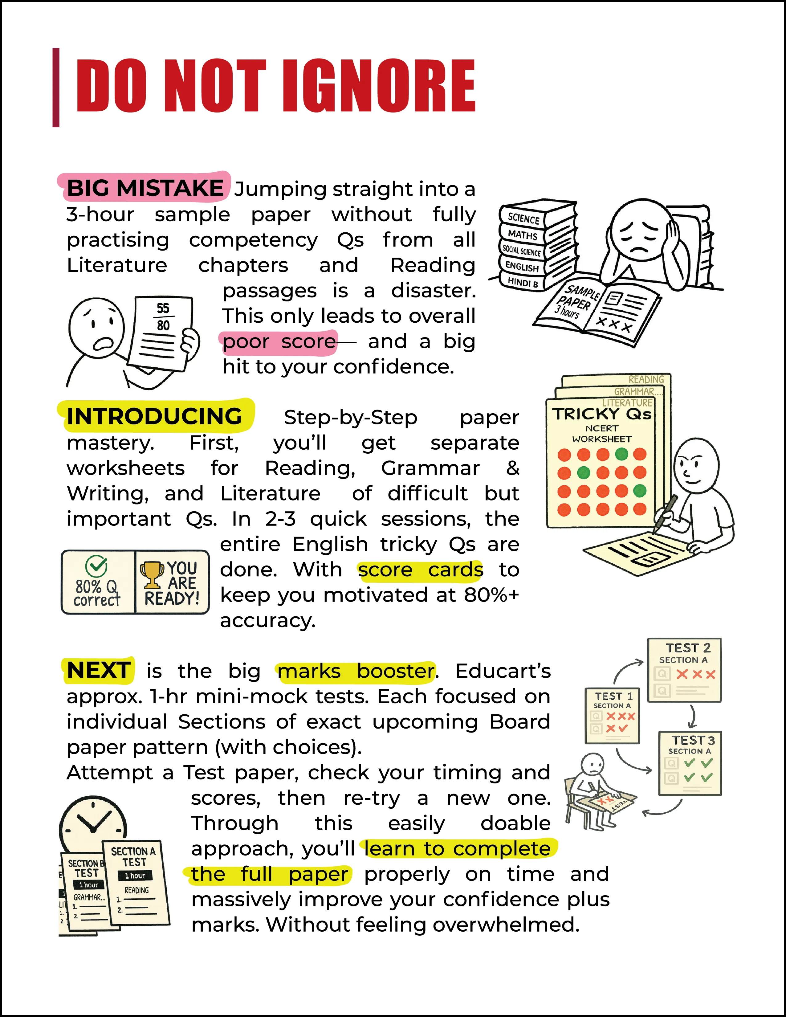Educart CBSE Sample Paper Class 10 2025-26 English Language and Literature (Introducing exclusive step-by-step new practice concept on 2026 pattern)