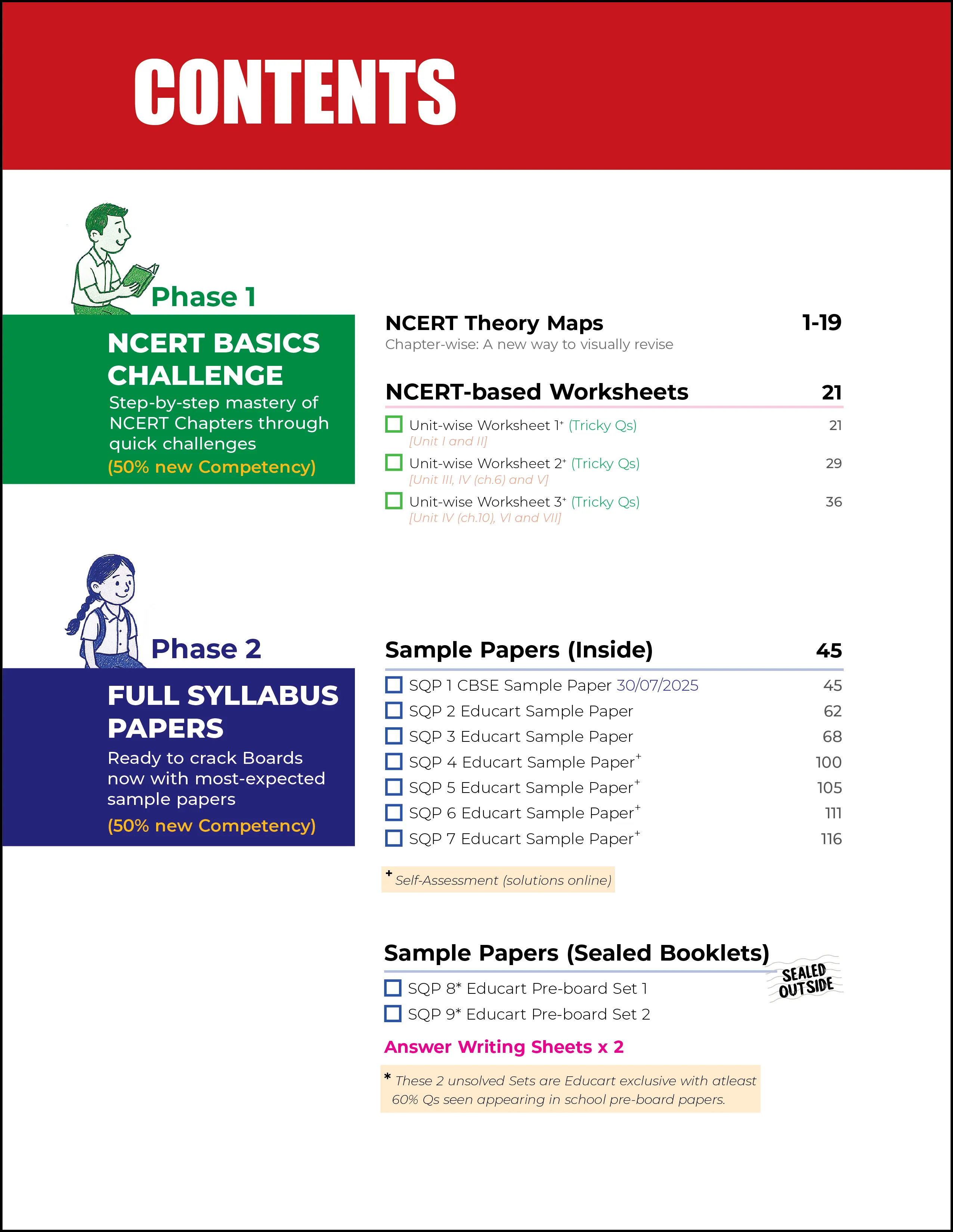 Educart CBSE Sample Paper Class 10 2025-26 Mathematics Standard (Introducing exclusive step-by-step new practice concept on 2026 pattern)