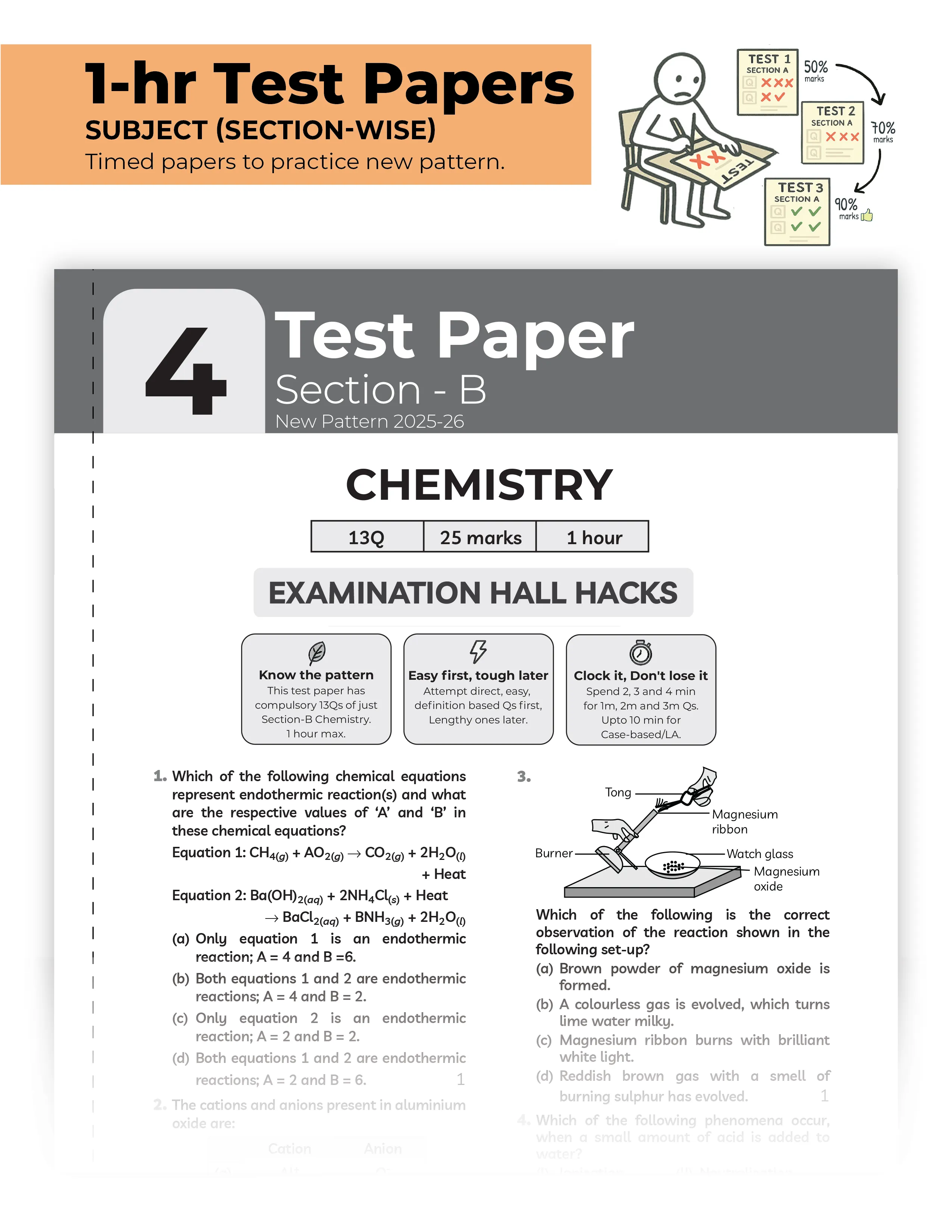 Educart CBSE Sample Paper Class 10 2025-26 Science (Introducing exclusive step-by-step new practice concept on 2026 pattern)