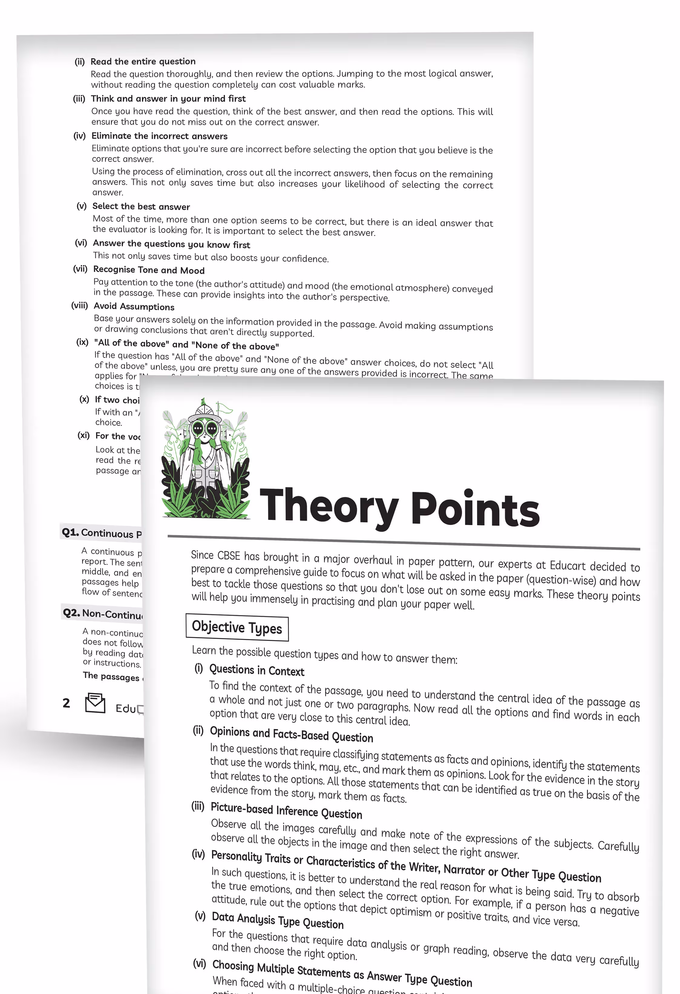 Educart CBSE Sample Paper Class 10 2025-26 English Communicative (Introducing exclusive step-by-step new practice concept on 2026 pattern)