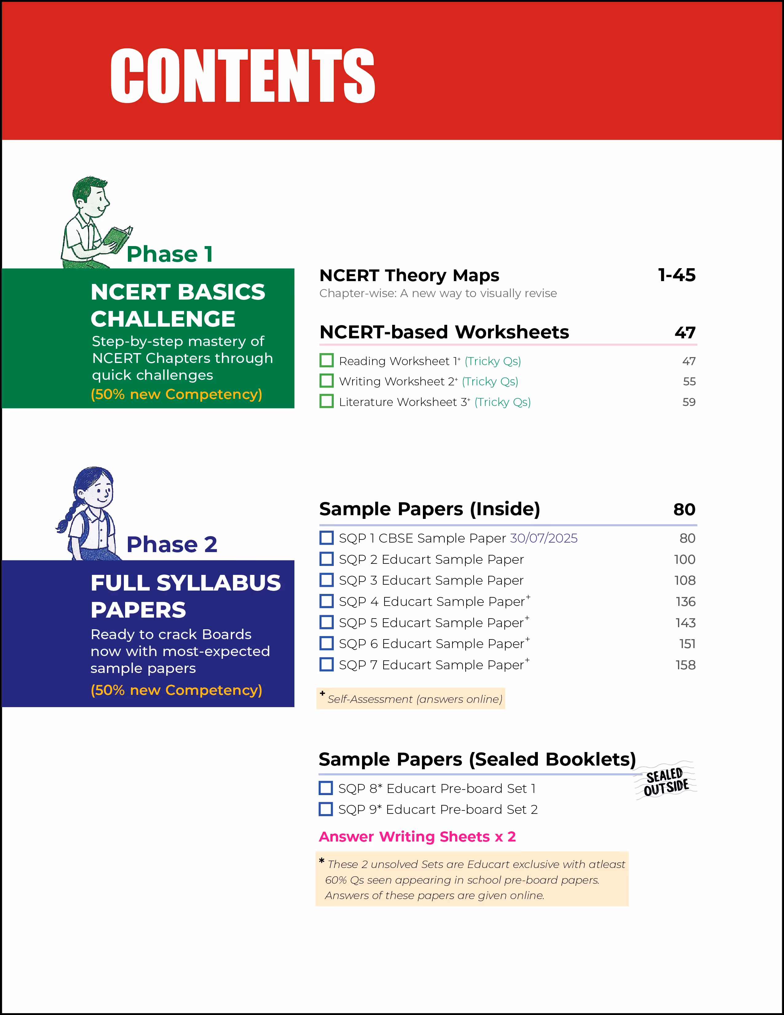 Educart CBSE Sample Paper Class 12 2025-26 – English Core (Based on latest CBSE Sample Papers Released on 30-07-25) For 2026 Board Exam
