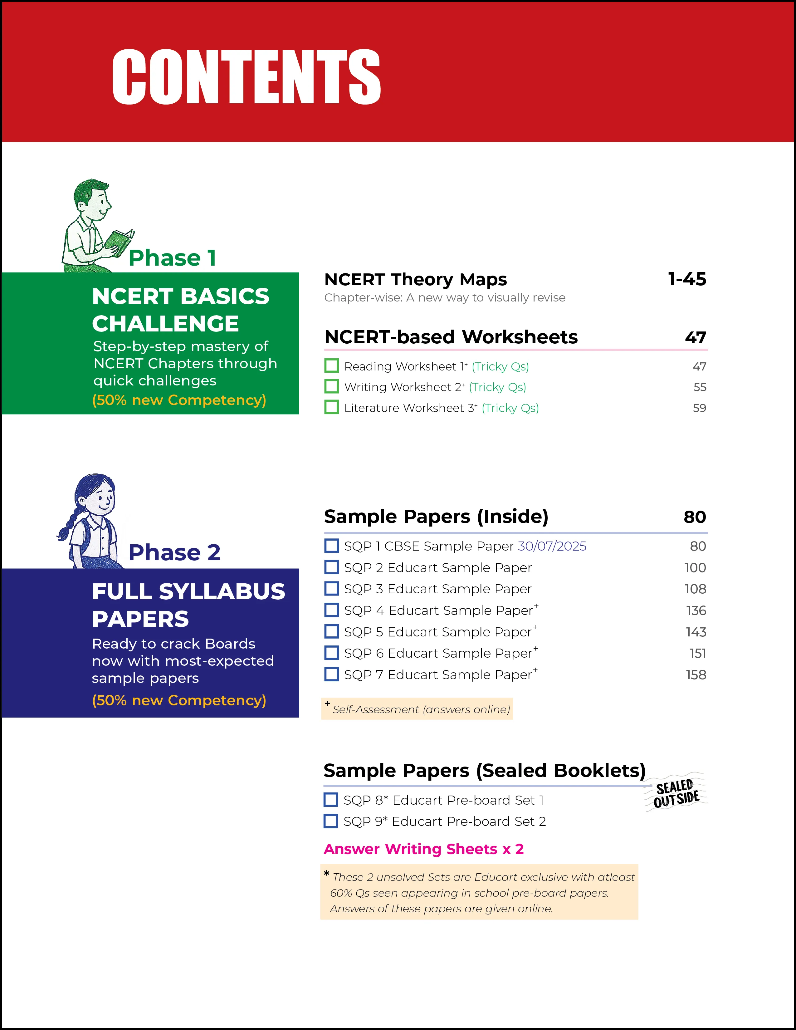 Educart CBSE Sample Paper Class 12 2025-26 – English Core (Based on latest CBSE Sample Papers Released on 30-07-25) For 2026 Board Exam