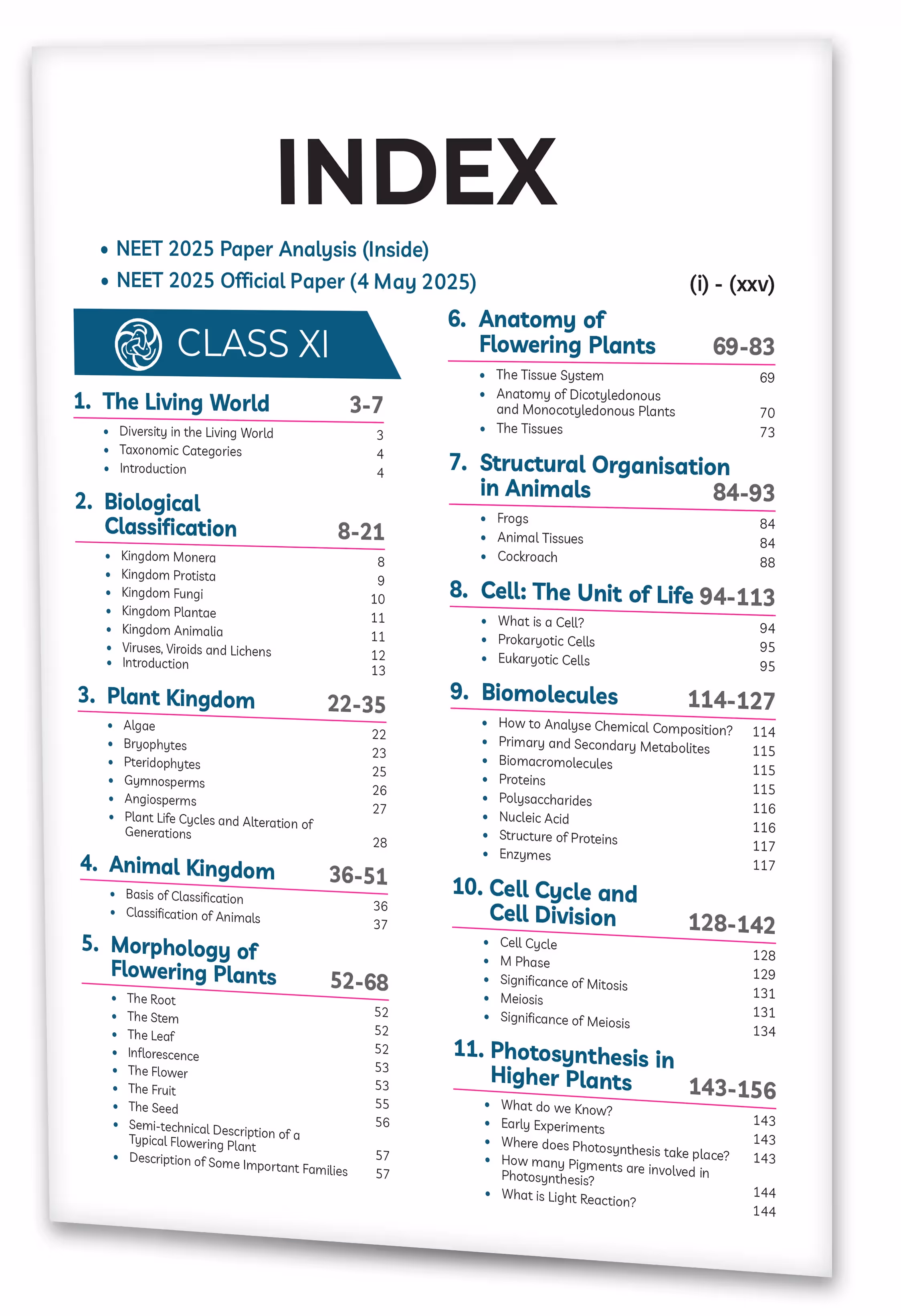 Educart NEET 38 Years Biology Solved Papers (PYQs) Chapterwise and Topicwise for NEET 2026 Exam