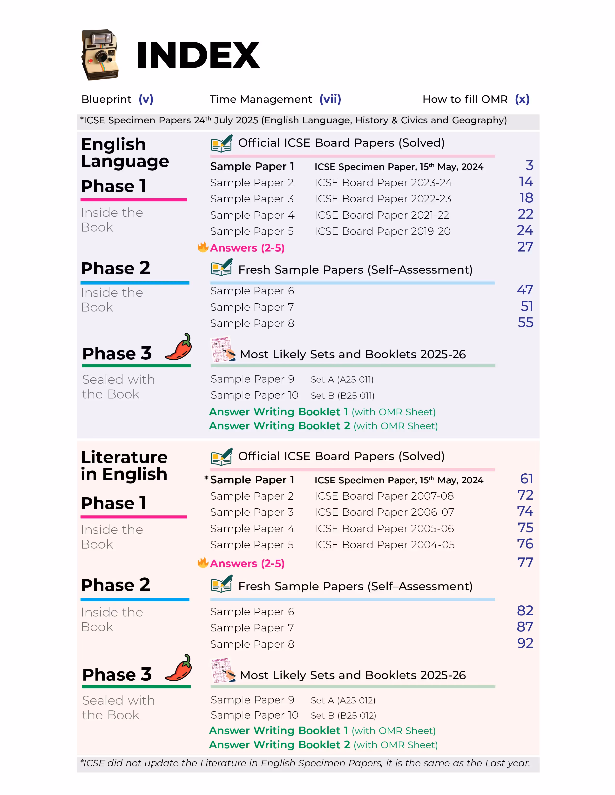 Educart ICSE Sample Paper Class 10 2026 (Volume 2) – History & Civics, Geography, English Language and Literature in English Books for 2025-26 Board Exam
