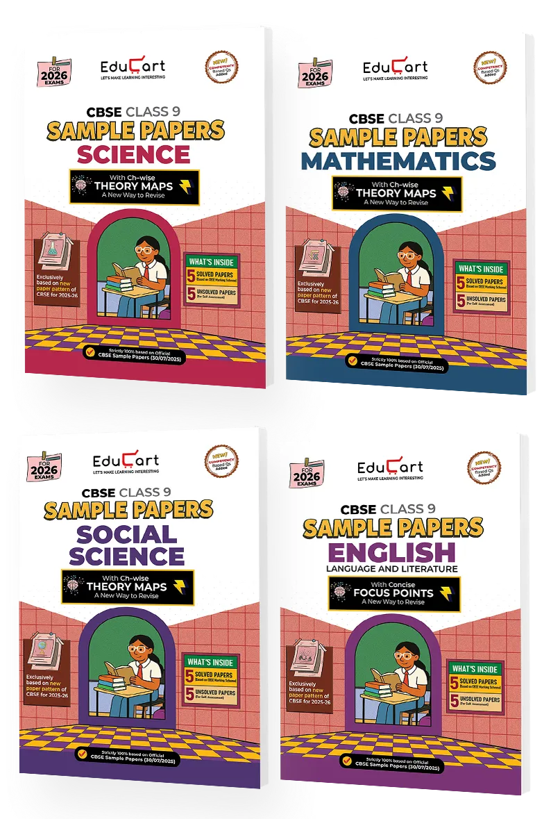 Science + Maths + Social Science + English (Class 9)