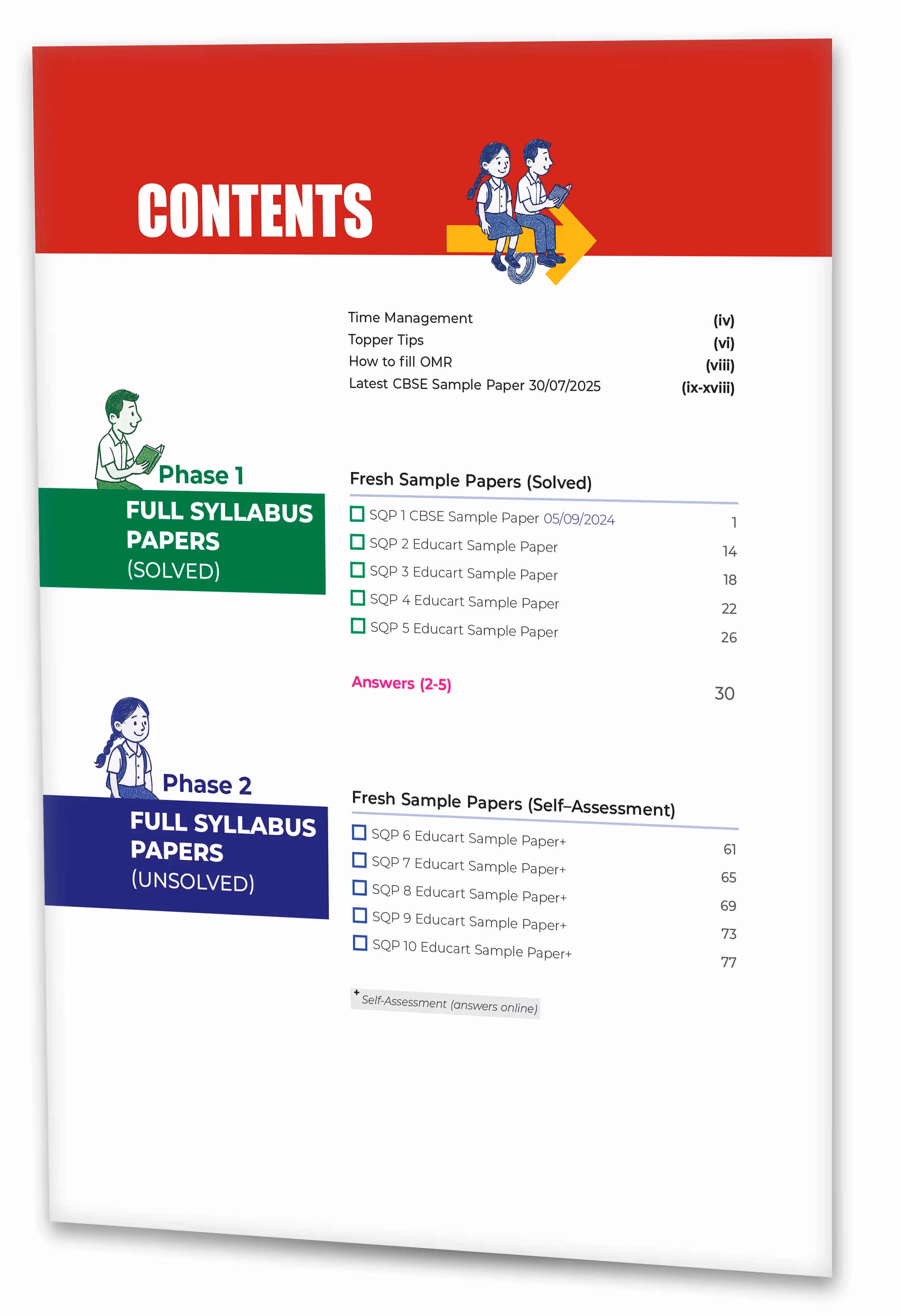 Educart CBSE Sample Paper Class 12 2025-26 – Physical Education (Based on latest CBSE Sample Papers Released on 30-07-25) For 2026 Board Exam