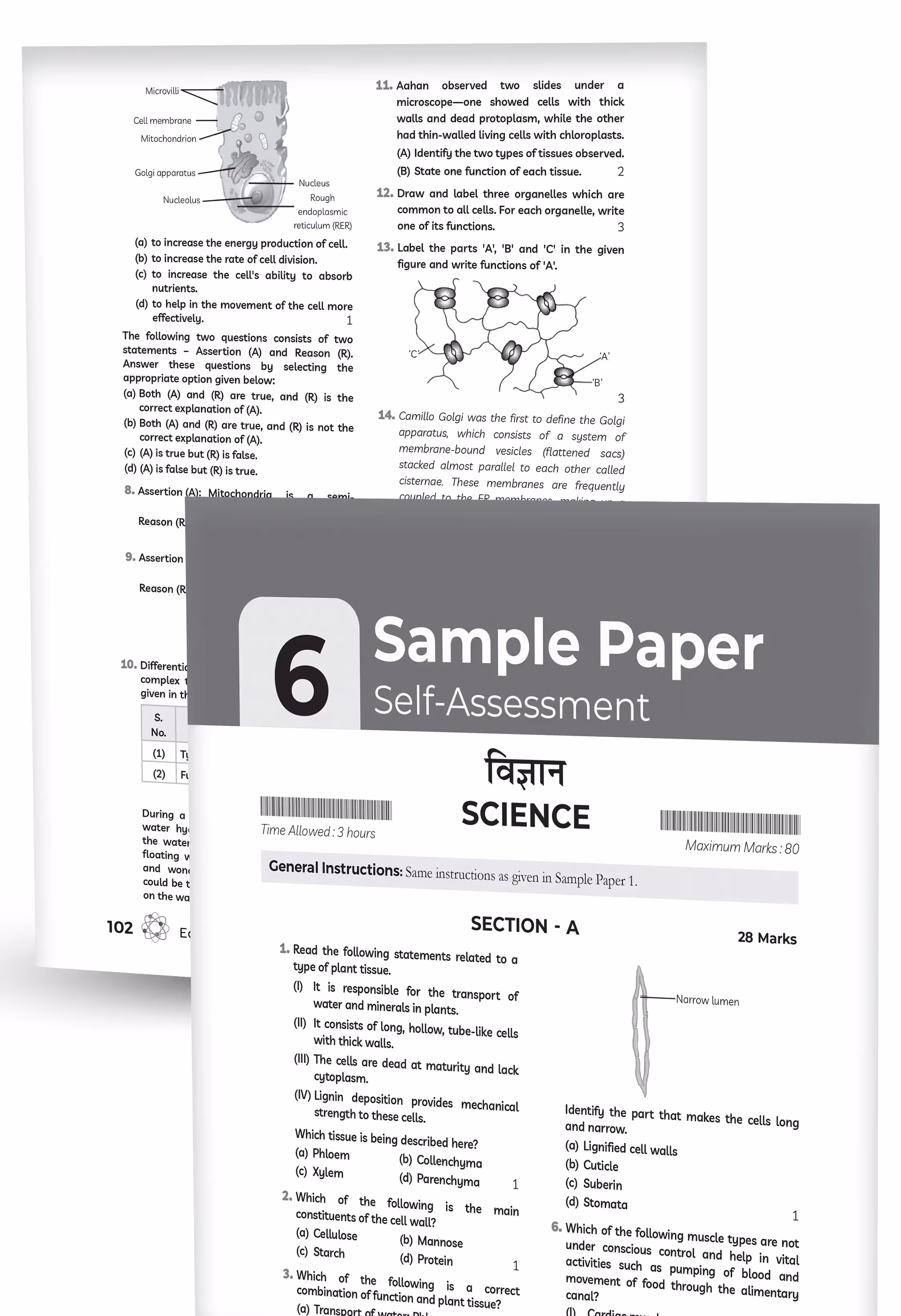 Educart CBSE Sample Paper Class 9 2025-26 Science (Introducing exclusive new practice concept on 2026 pattern)