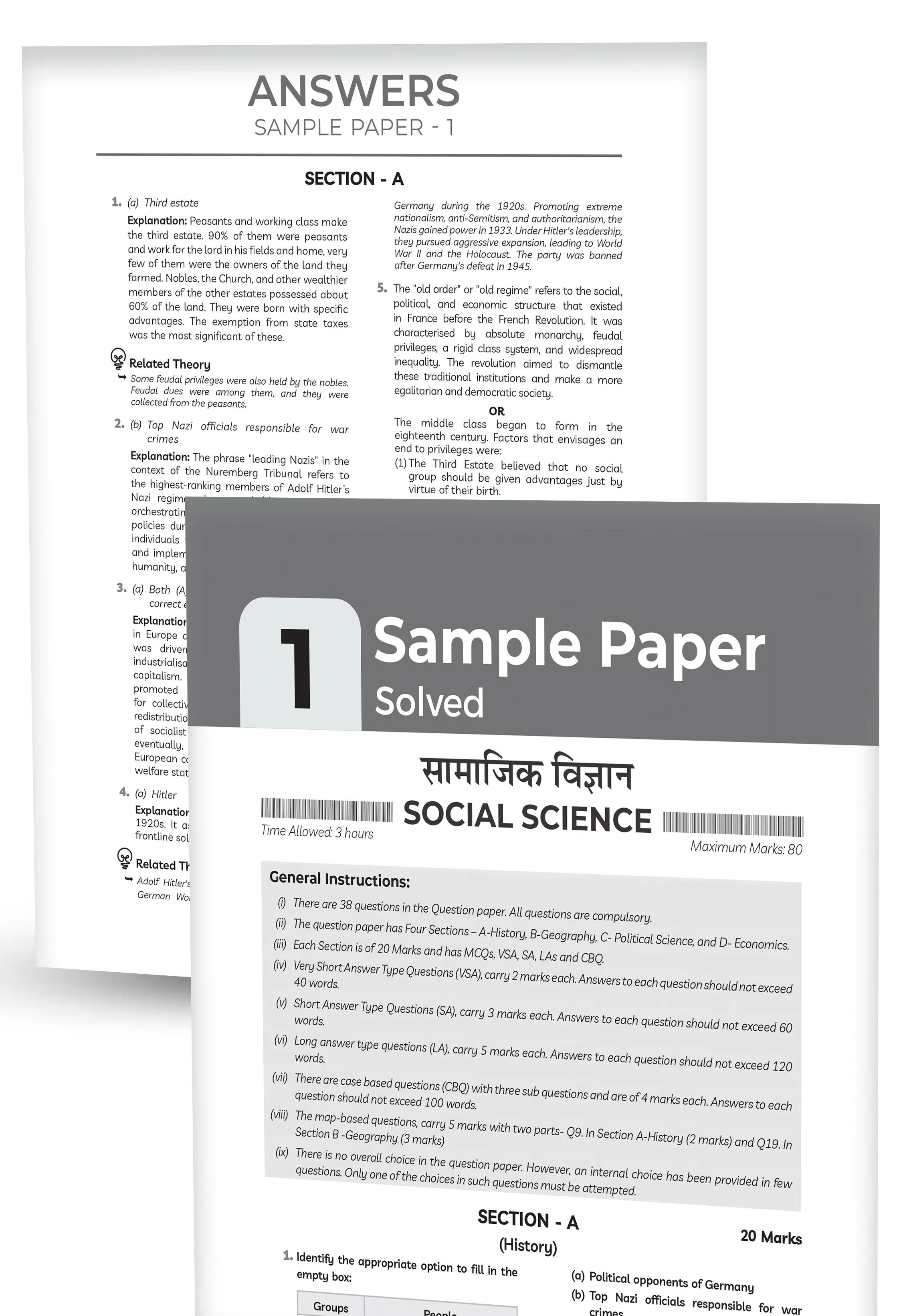 Educart CBSE Sample Paper Class 9 2025-26 Social Science (Introducing exclusive new practice concept on 2026 pattern)