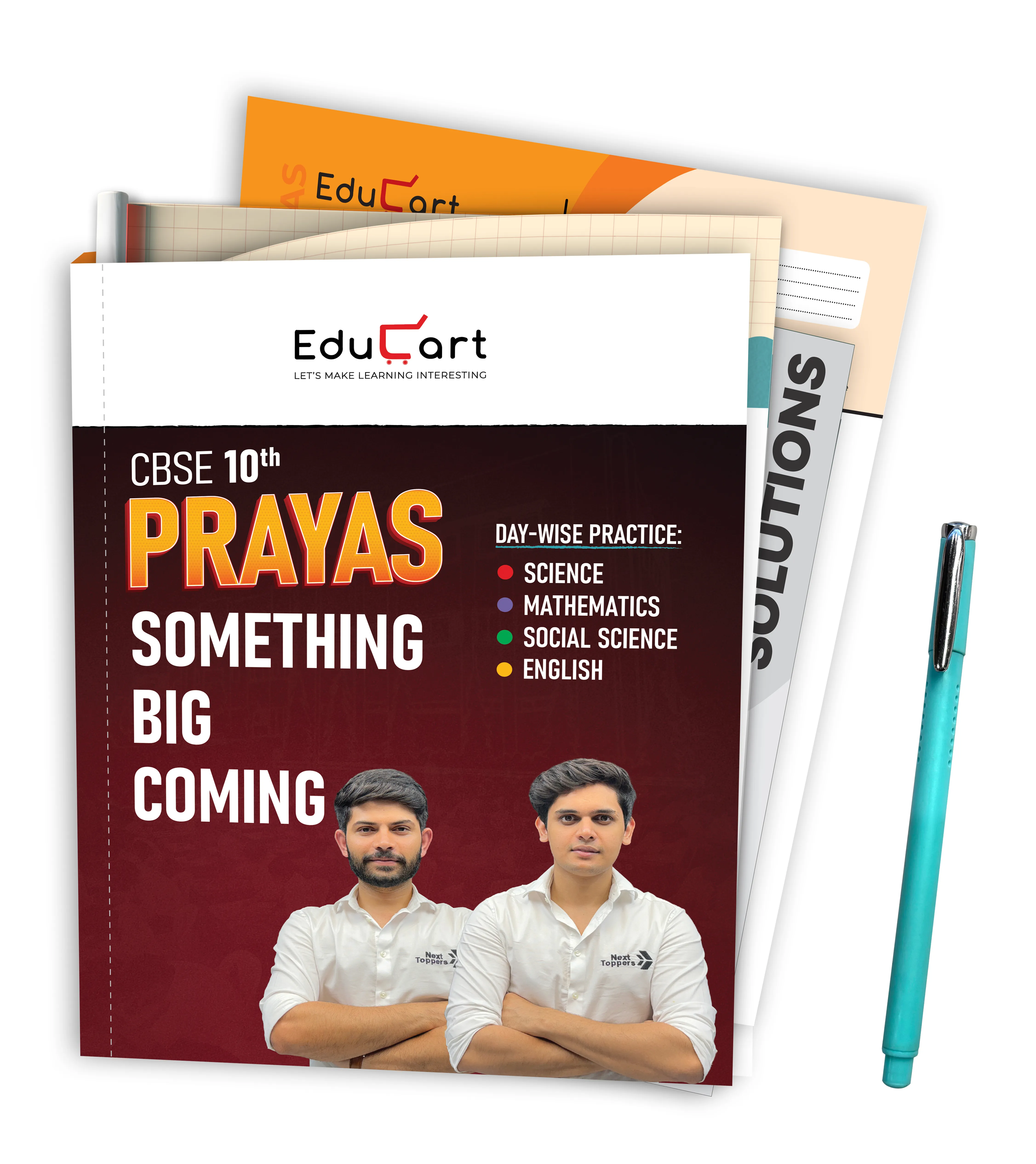 Educart CBSE Class 10 Science Maths English Social Science Prayaas 2025-26