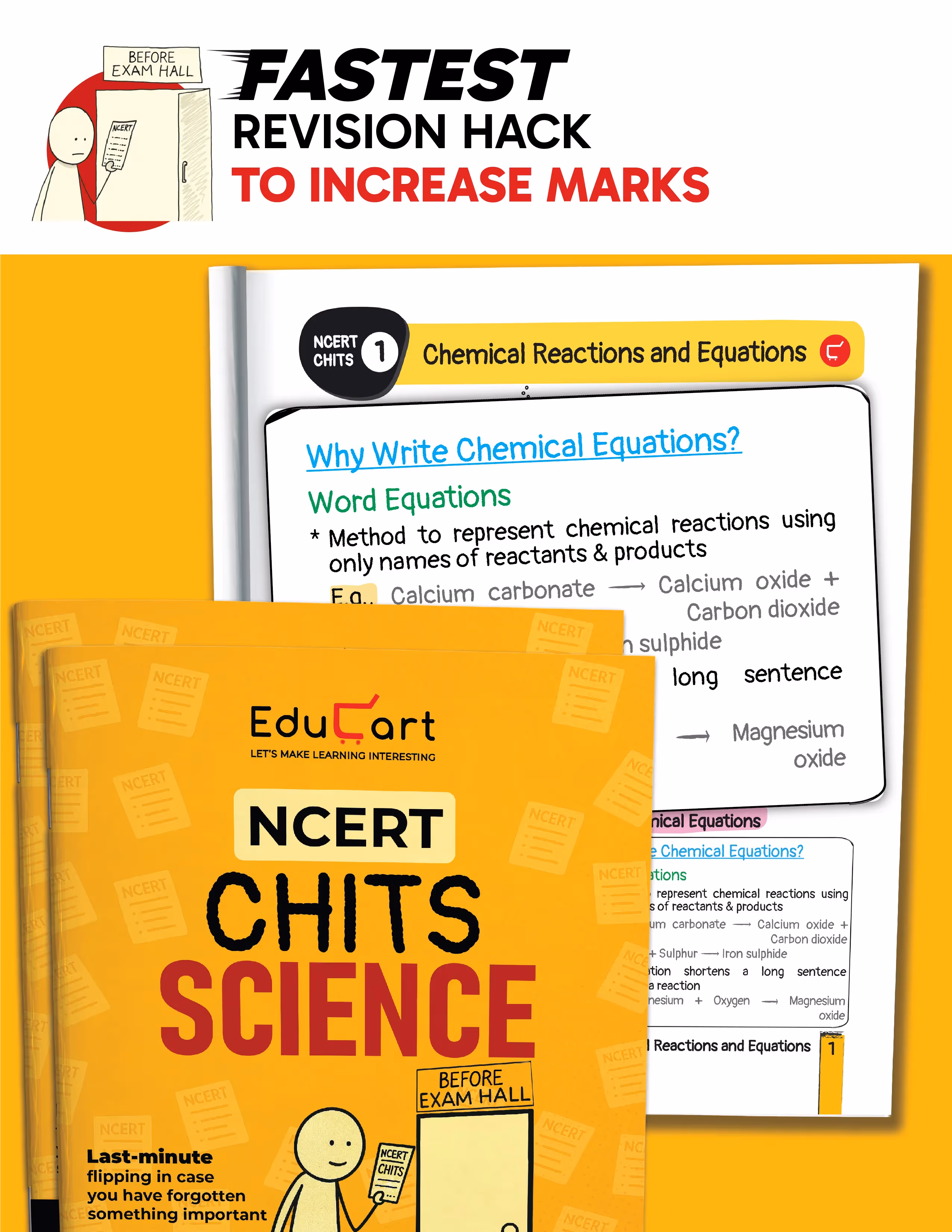 Educart PRAYAS CBSE Class 10 for 2026 (Introducing revolutionary marks increment concept - NCERT CHITS)