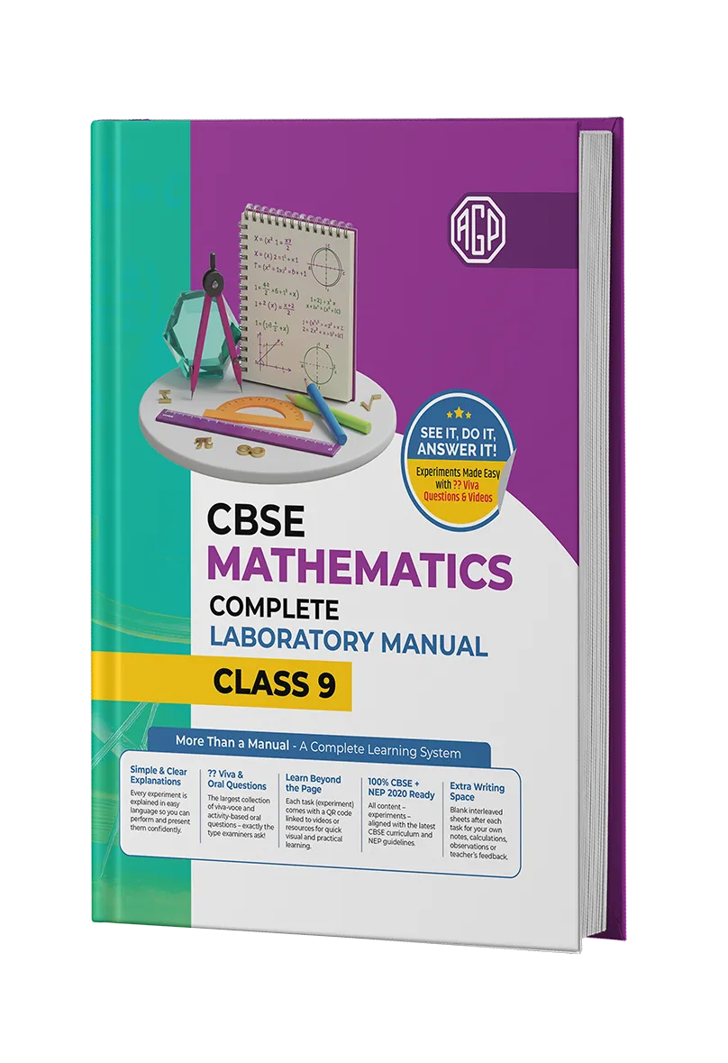 Educart CBSE Lab Manual Mathematics for Class 9th 2025-26