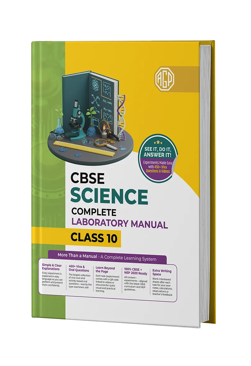 Educart CBSE Lab Manual Science for Class 10th 2025-26
