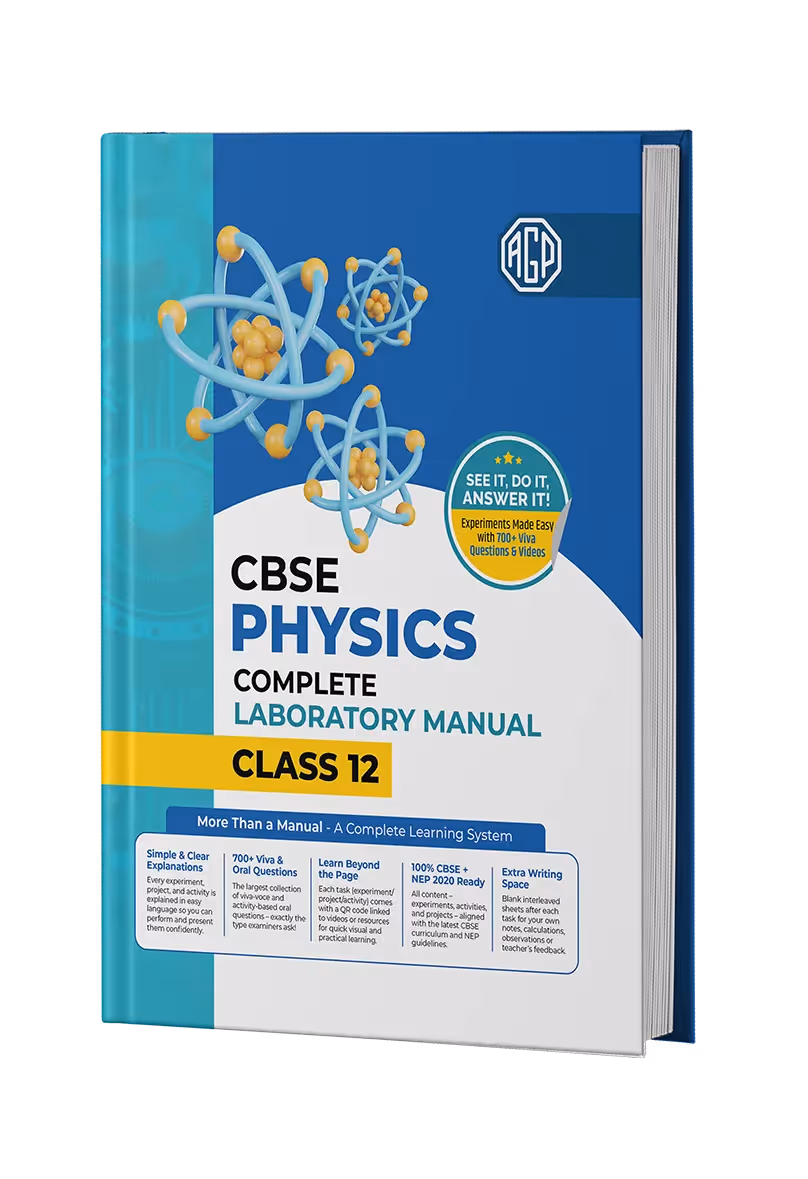 Educart CBSE Class 12 Physics Lab Manual 2025-26