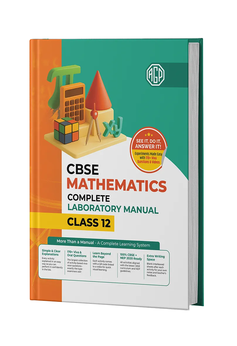 Educart CBSE Class 12 Mathematics Lab Manual 2025-26