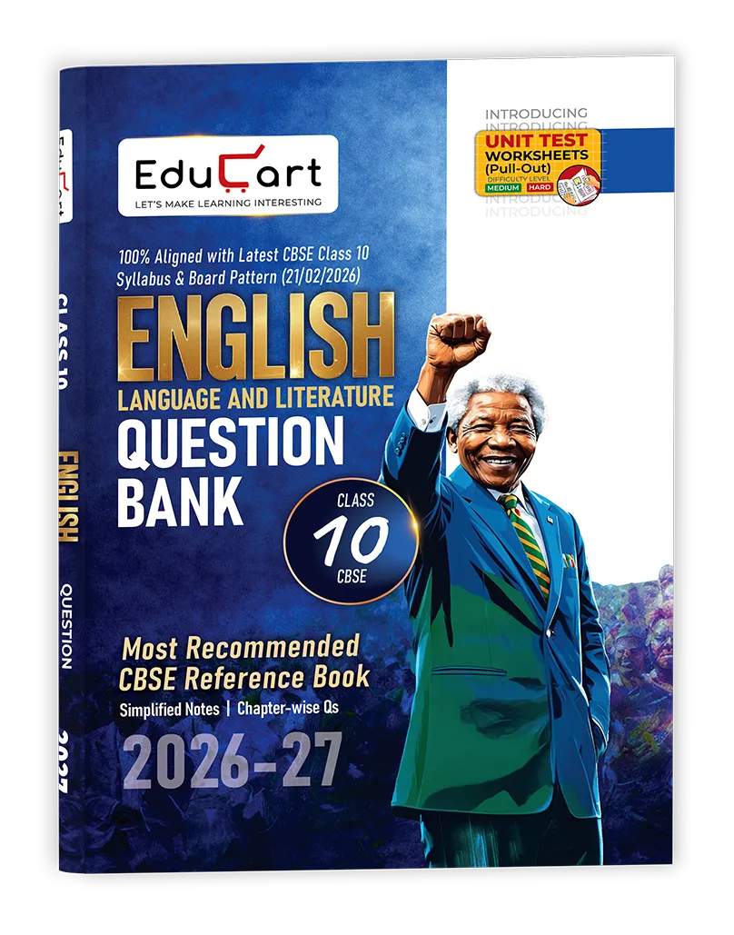 Educart CBSE Class 10 English Question Bank 2026-27