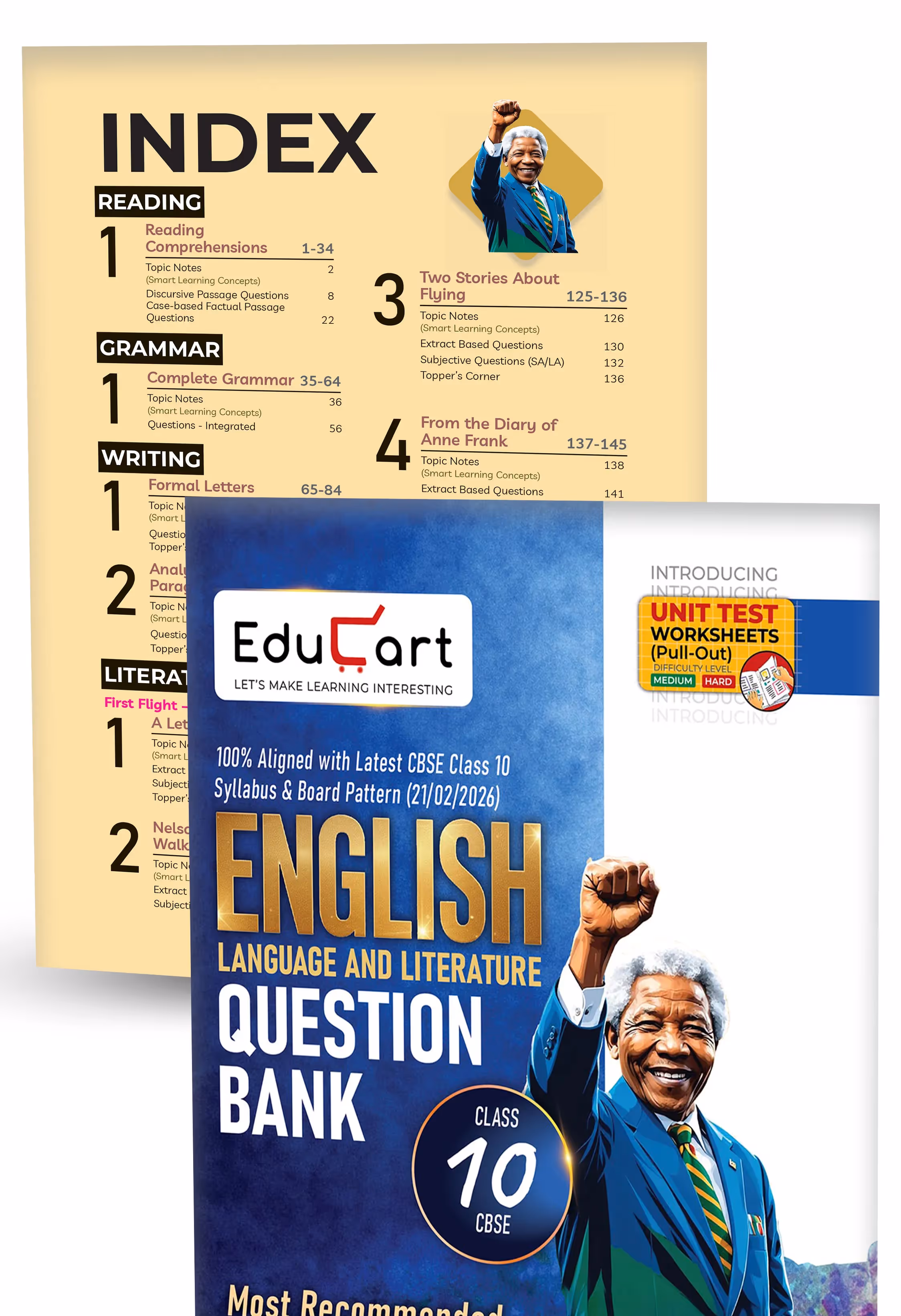Educart CBSE Question Bank Class 10 Bundle - Science, Mathematics, Social Science and English 2026-27