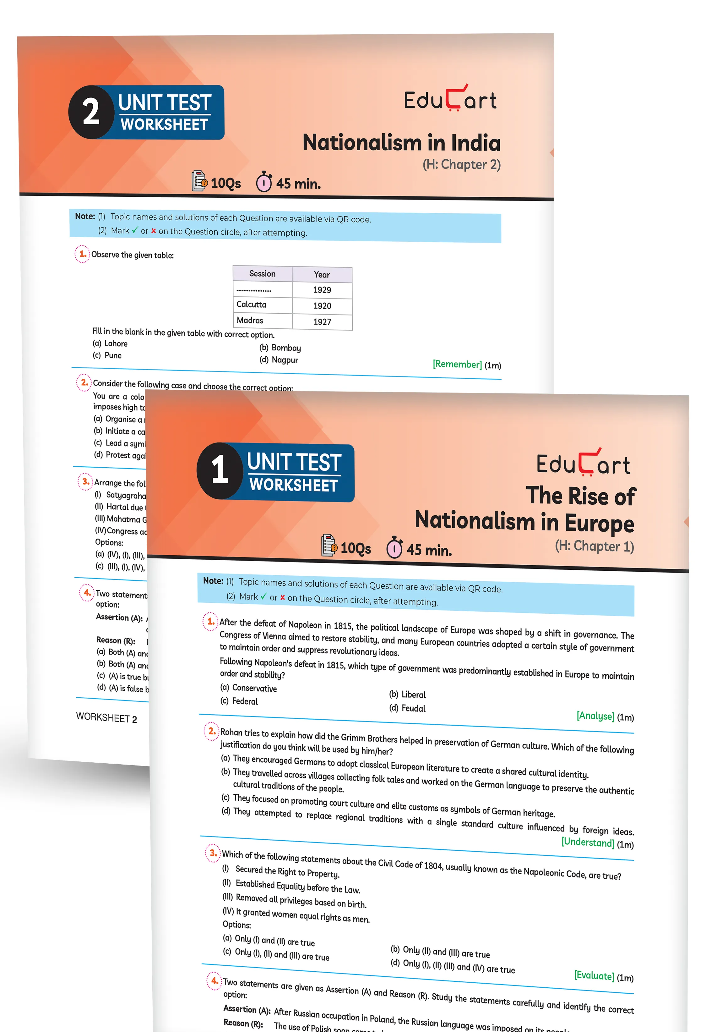 Educart CBSE Class 10 Social Science Question Bank 2026-27 (with premium colored study visuals for 2027 boards)