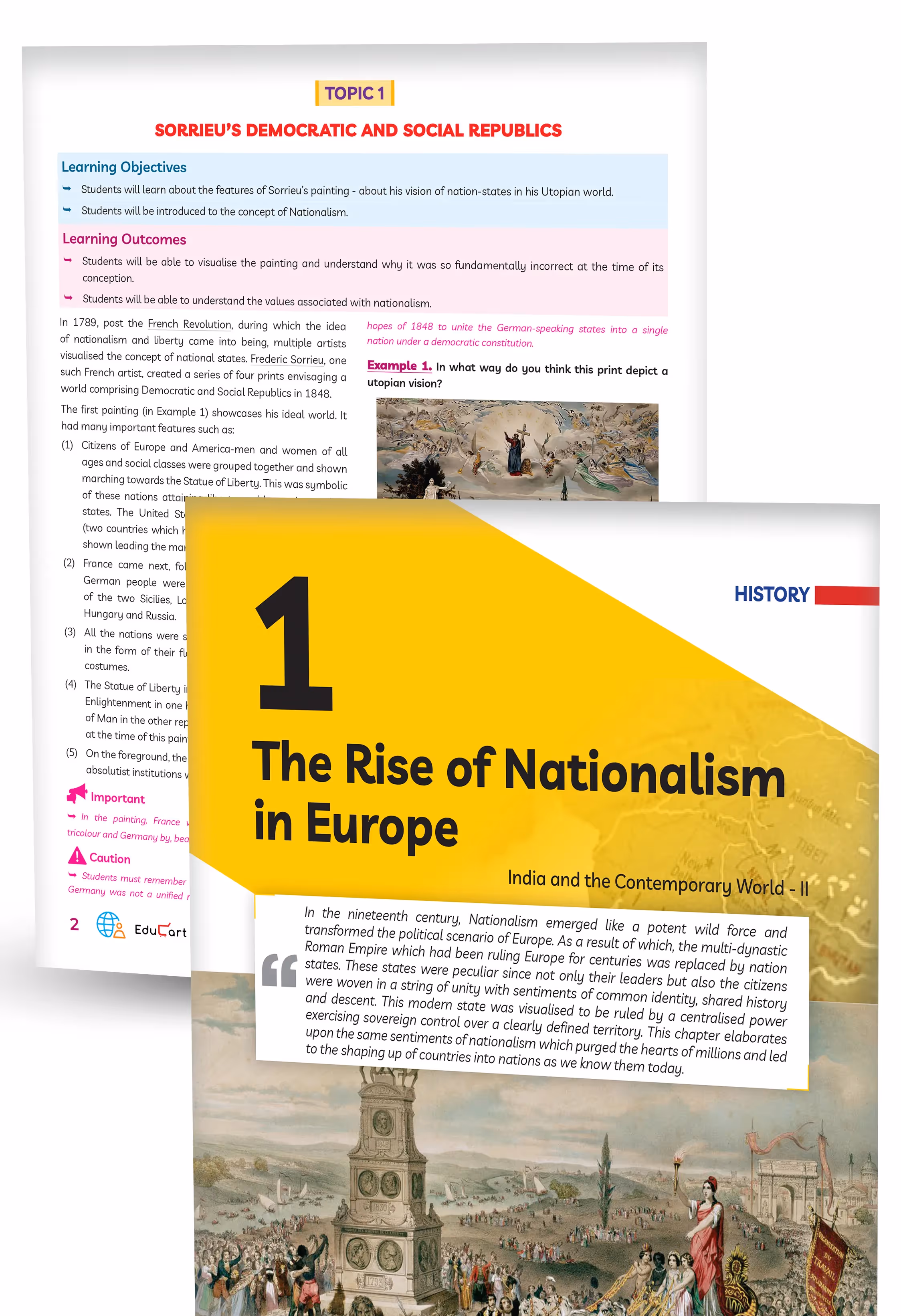 Educart CBSE Class 10 Social Science Question Bank 2026-27 (with premium colored study visuals for 2027 boards)