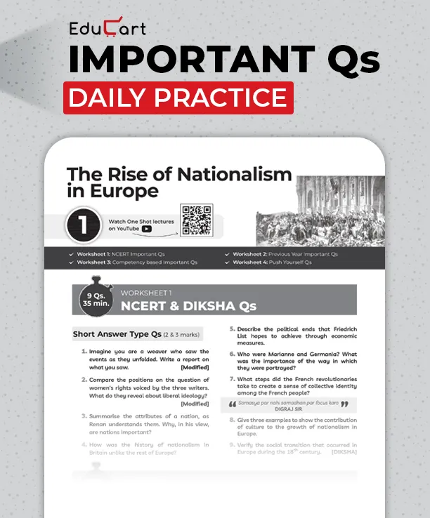 Educart One-shot Social Science CBSE Class 10 Question Bank 2026-27 (Strictly for Boards Exam 2027)