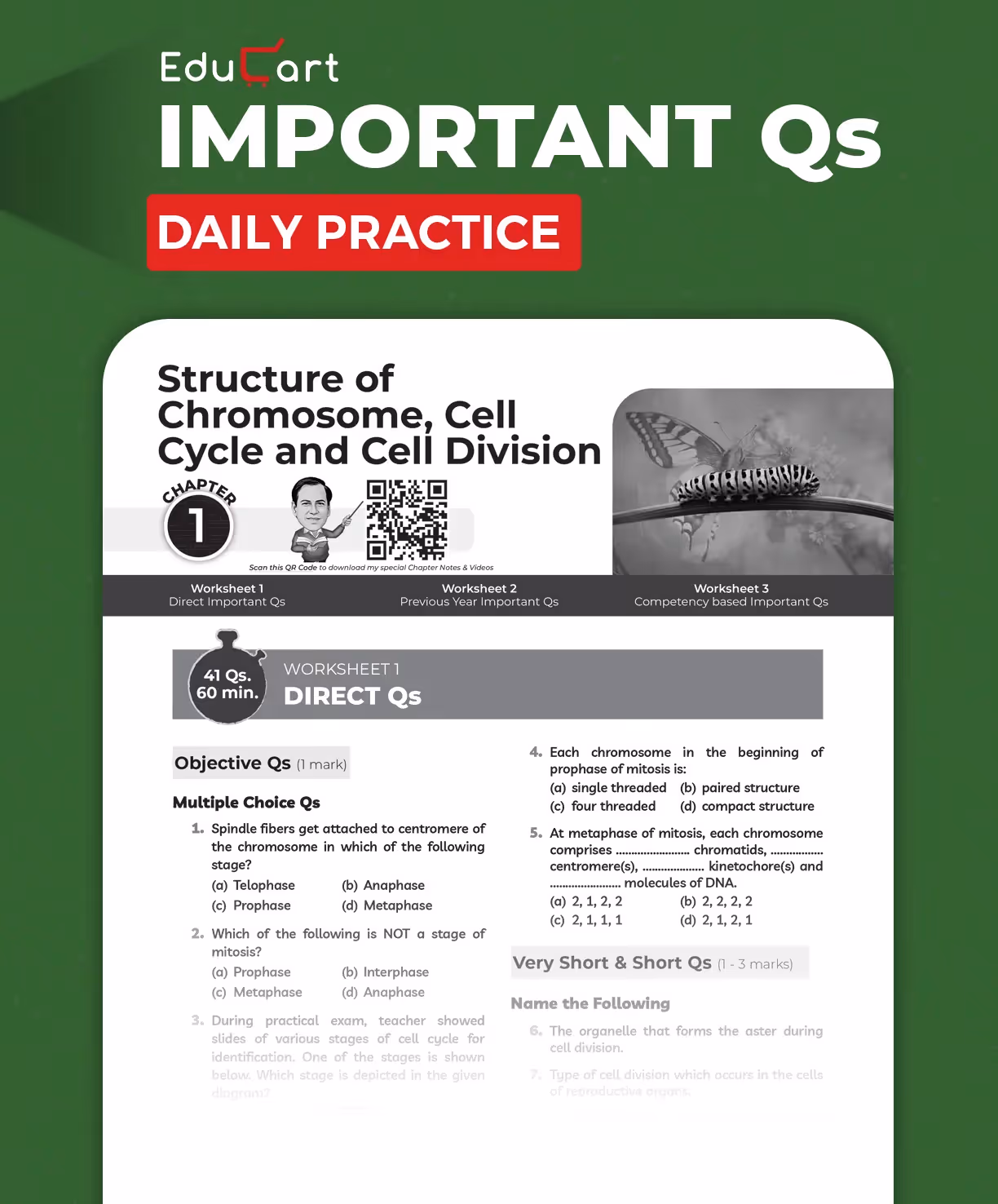 Educart ICSE Class 10 Biology One Shot Question Bank 2026-27 | Chapter-wise Practice Includes PYQs & Competency Based Questions | Latest Syllabus 2027