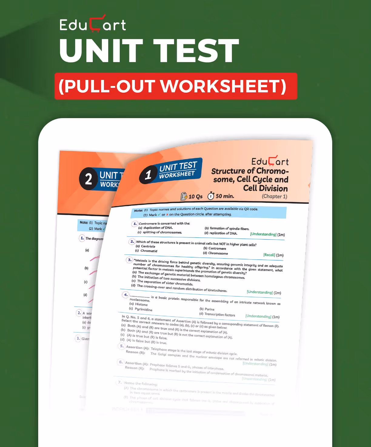Educart ICSE Class 10 Biology One Shot Question Bank 2026-27 | Chapter-wise Practice Includes PYQs & Competency Based Questions | Latest Syllabus 2027