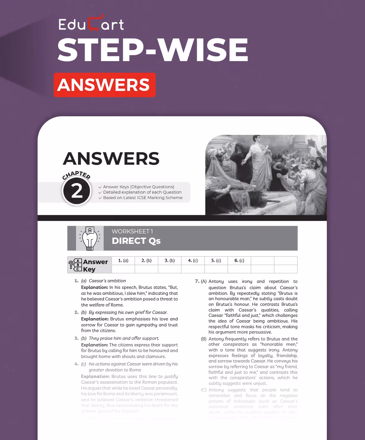 Educart ICSE Class 10 Literature in English One Shot Question Bank 2026-27 | Chapter-wise Practice | PYQs & Competency-Based Qs | Unit Test Worksheets | Latest Syllabus 2027