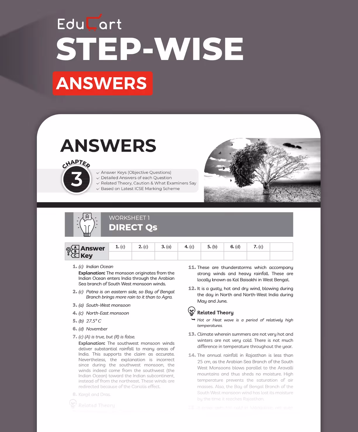 Educart ICSE Class 10 Geography One Shot Question Bank 2026-27 | Chapter-wise Practice Includes PYQs & Competency-Based Questions | Unit Test Worksheets | Latest Syllabus 2027 Exam