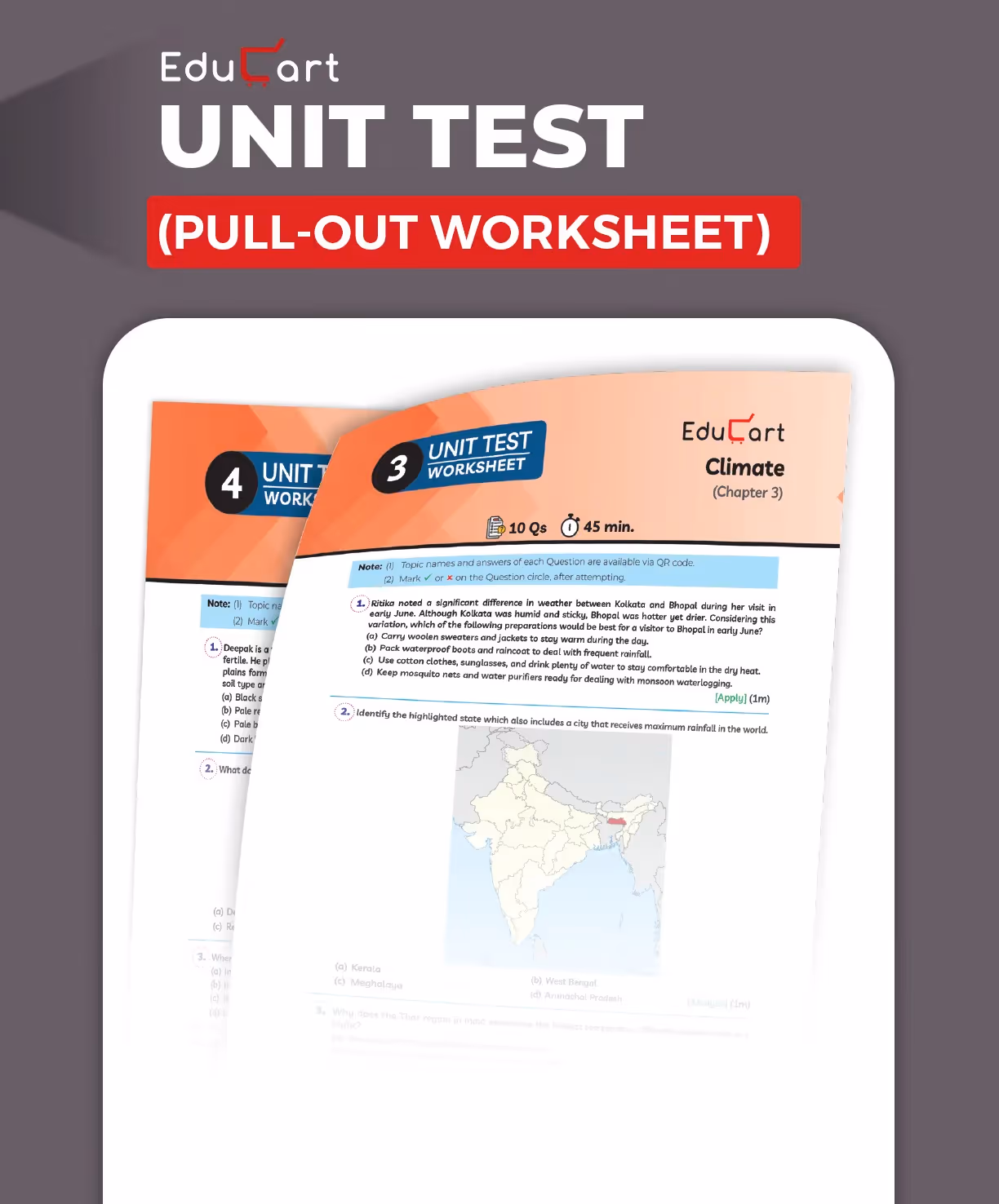 Educart ICSE Class 10 Geography One Shot Question Bank 2026-27 | Chapter-wise Practice Includes PYQs & Competency-Based Questions | Unit Test Worksheets | Latest Syllabus 2027 Exam