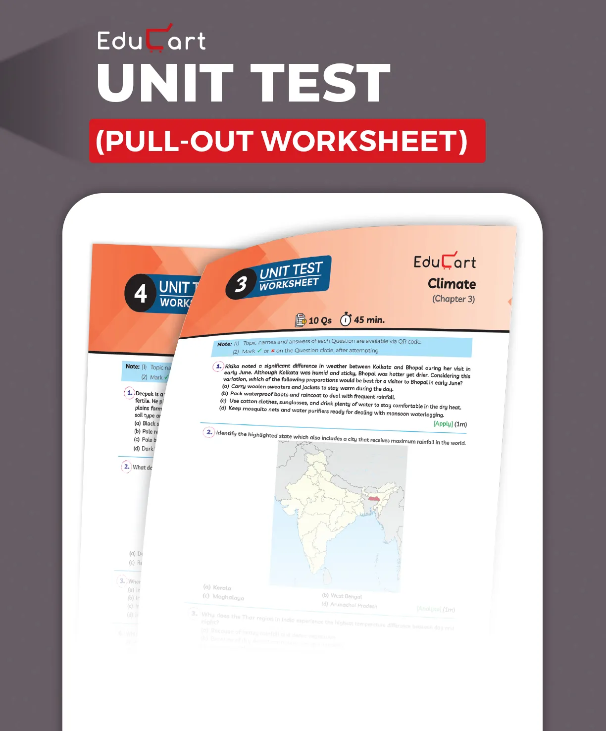 Educart ICSE Class 10  Geography One Shot Question Bank 2026-27 | Chapter-wise Practice Includes PYQs & Competency Based Questions | Latest Syllabus 2027