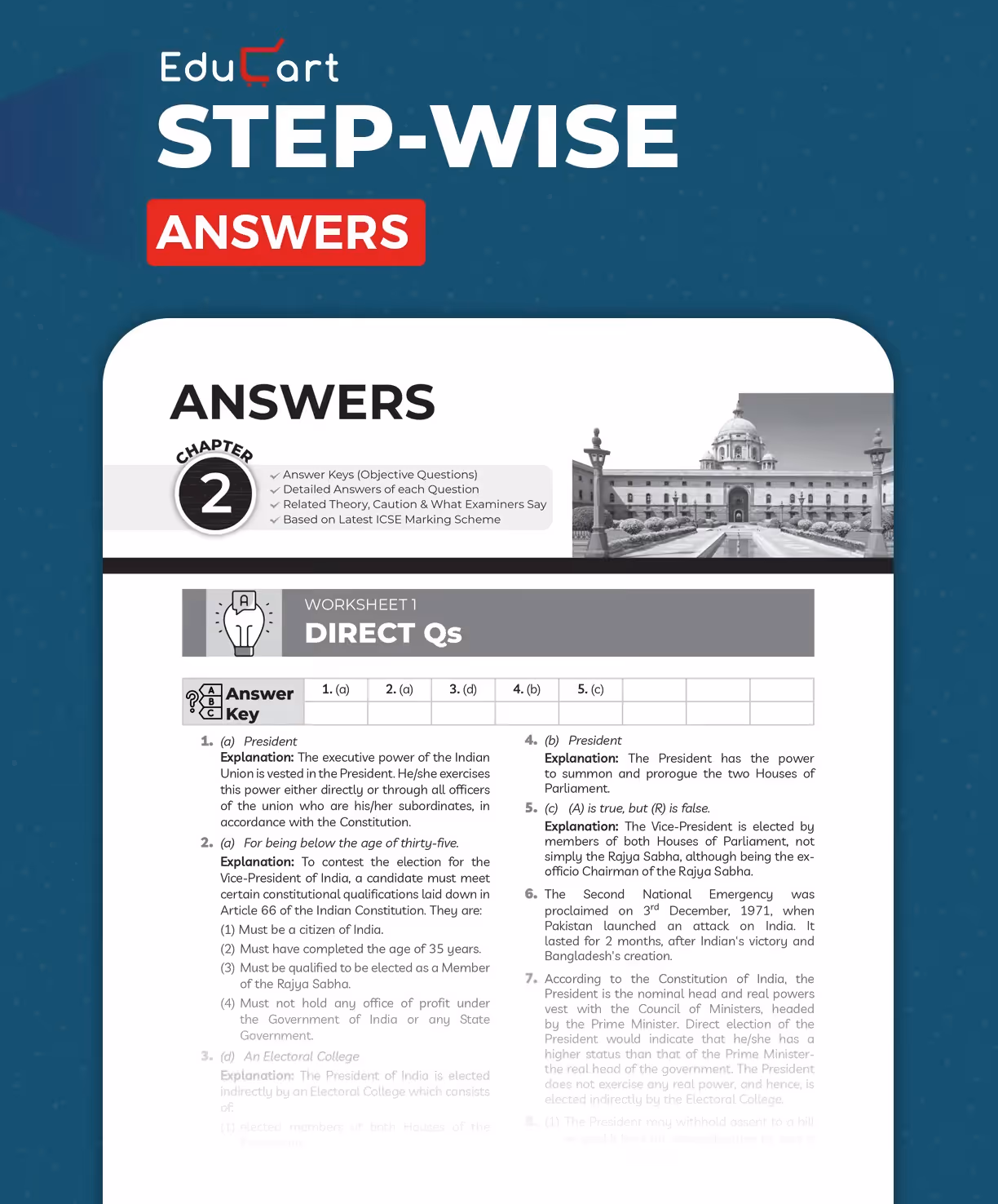 Educart ICSE Class 10 History & Civics One Shot Question Bank 2026-27 | Chapter-wise Practice Includes PYQs & Competency-Based Qs | Unit Test Worksheets | Latest Syllabus 2027 Exam
