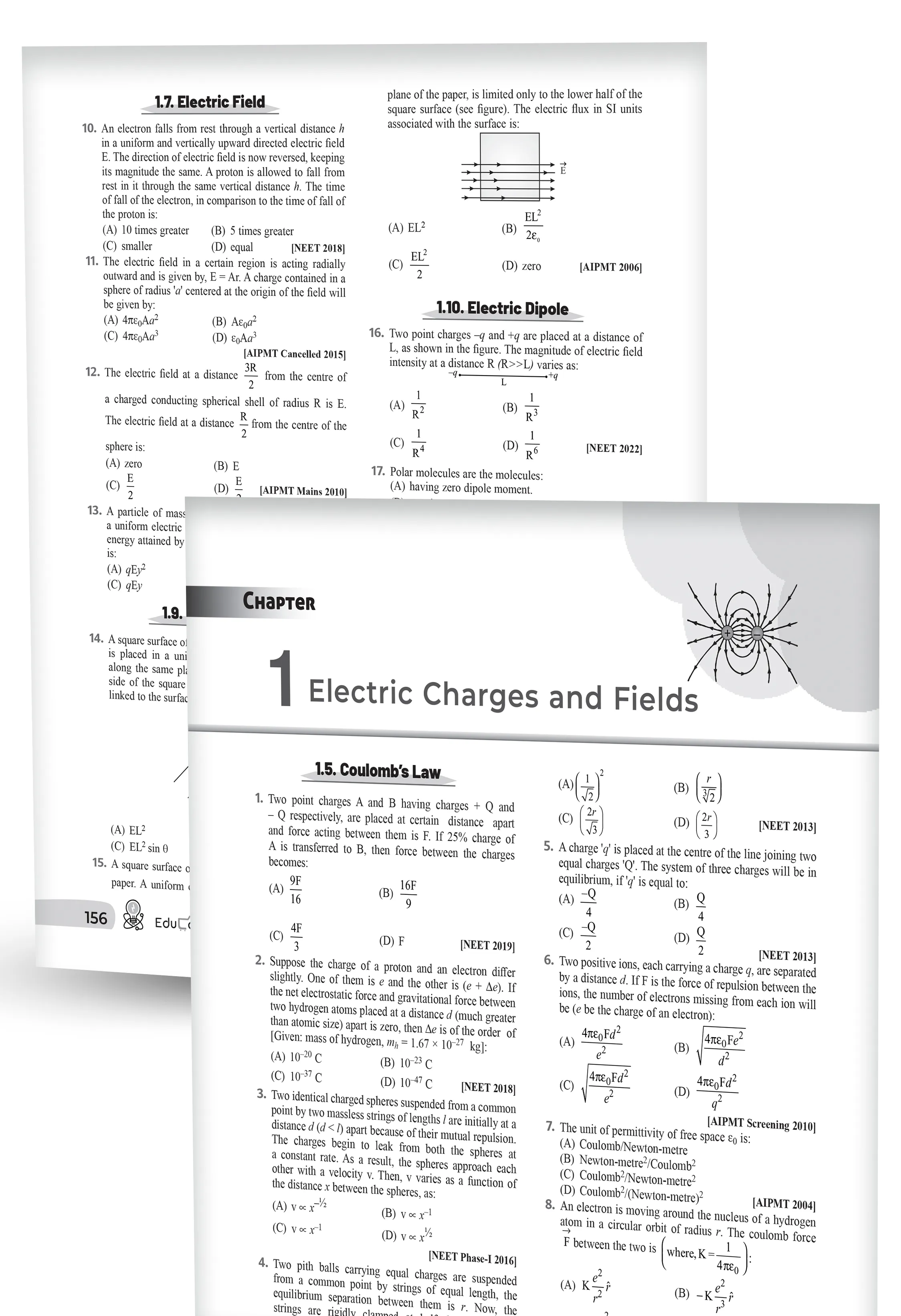 Educart NEET Physics 39 Years Chapterwise Topicwise Solved Papers (1988-2026) | Detailed Explanations, NCERT Mnemonics & Solved 2026 NEET + Re-NEET Official Paper for 2027 Exam
