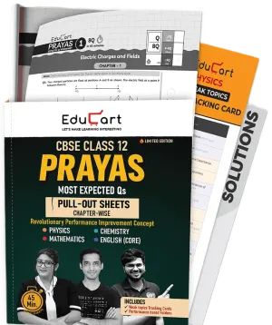 CBSE class 12 Prayas 2026 by educart