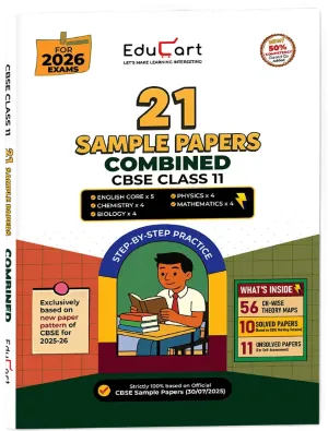 Educart CBSE class 11 sample paper for  2026 exam