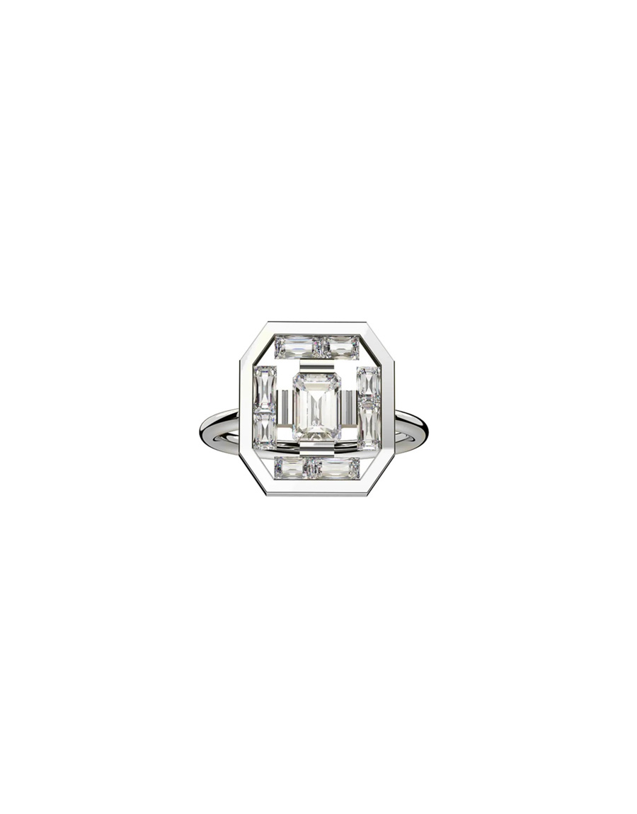 Bague Art Déco Lumina